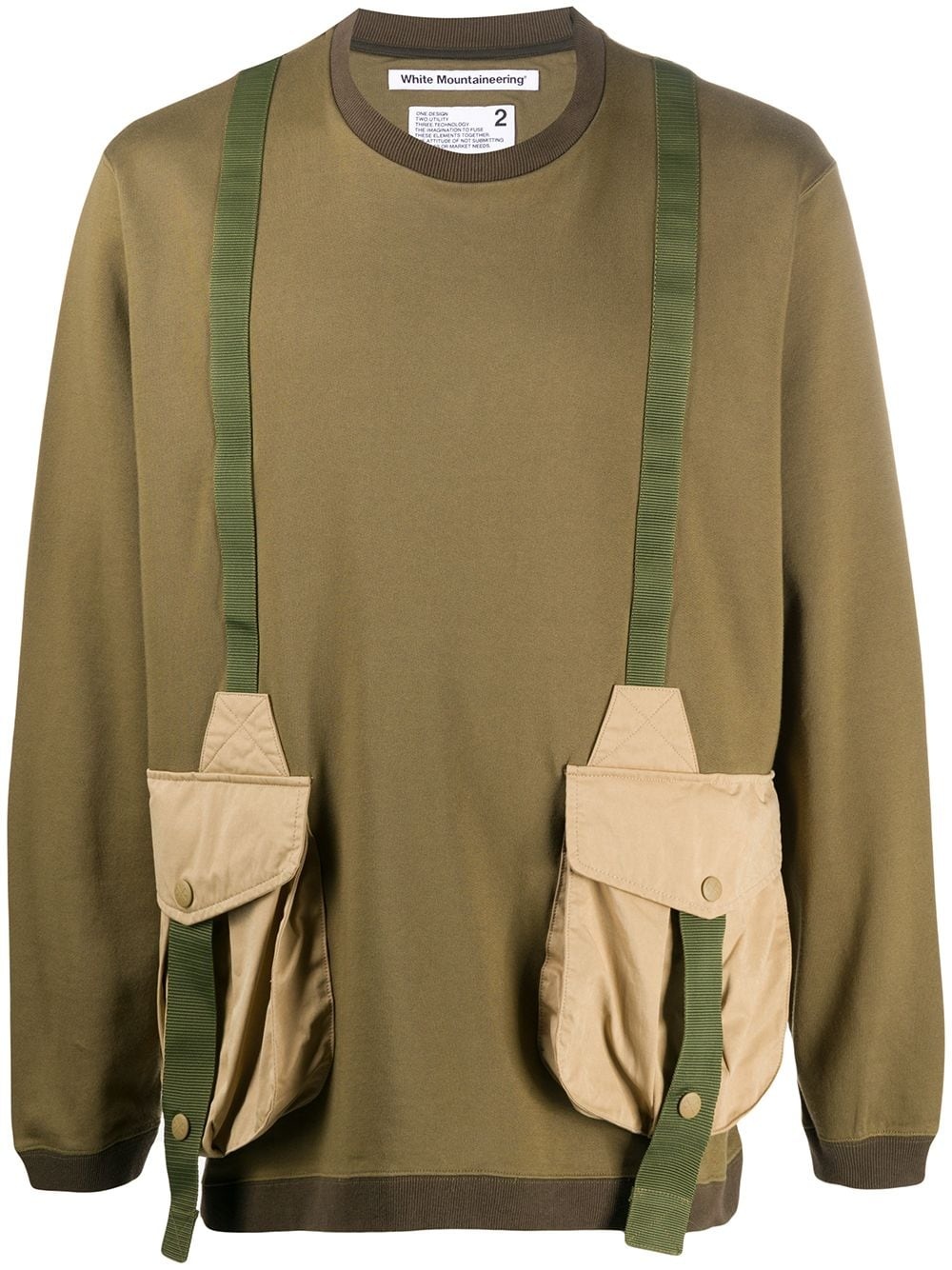 utility pocket sweatshirt - 1