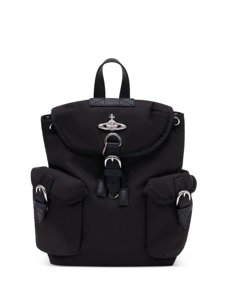 small Highland logo-plaque backpack 1