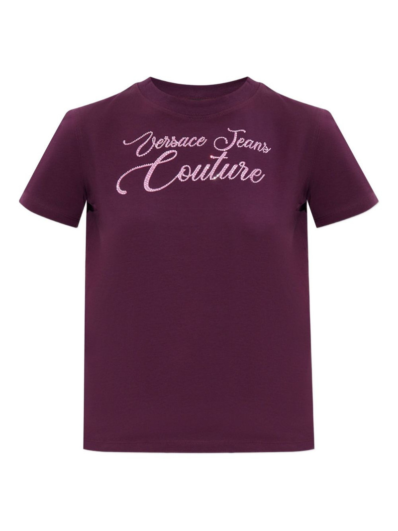 crystal-embellished T-shirt 1