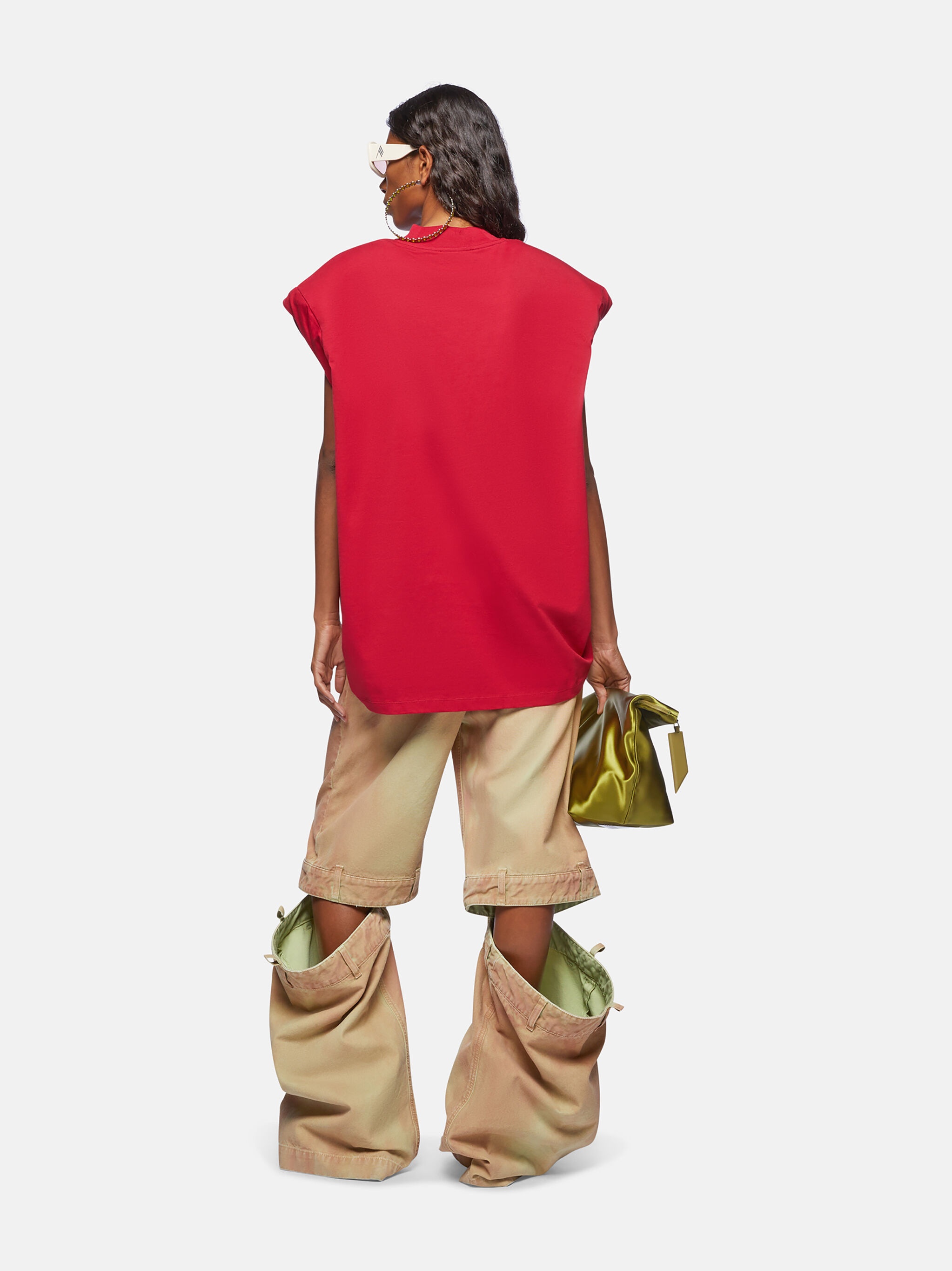 ''LAURIE'' VIBRANT RED T-SHIRT - 3