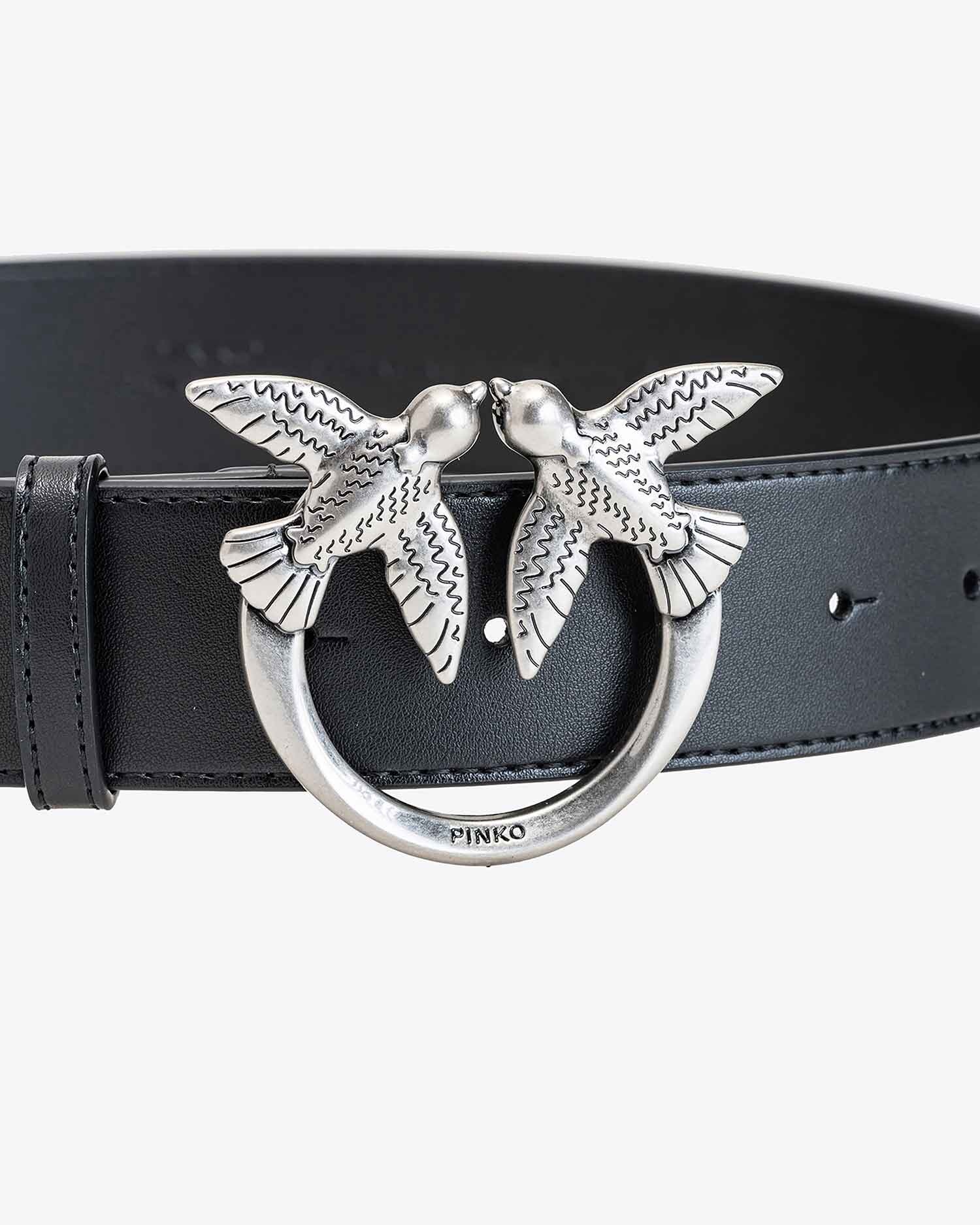 LOVE BIRDS LEATHER BELT - 2