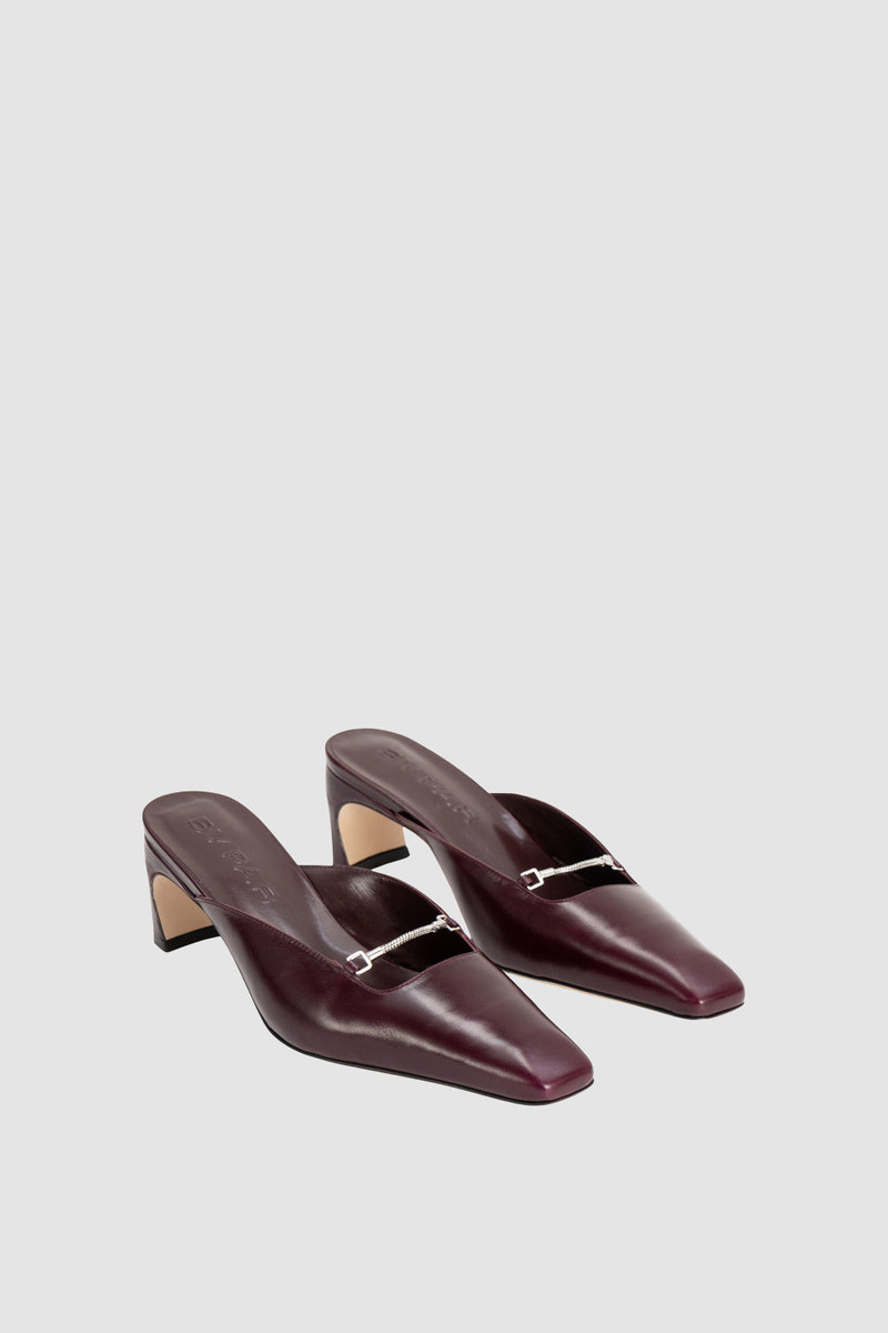 BY FAR Leda Grape Calf Leather Mule outlook