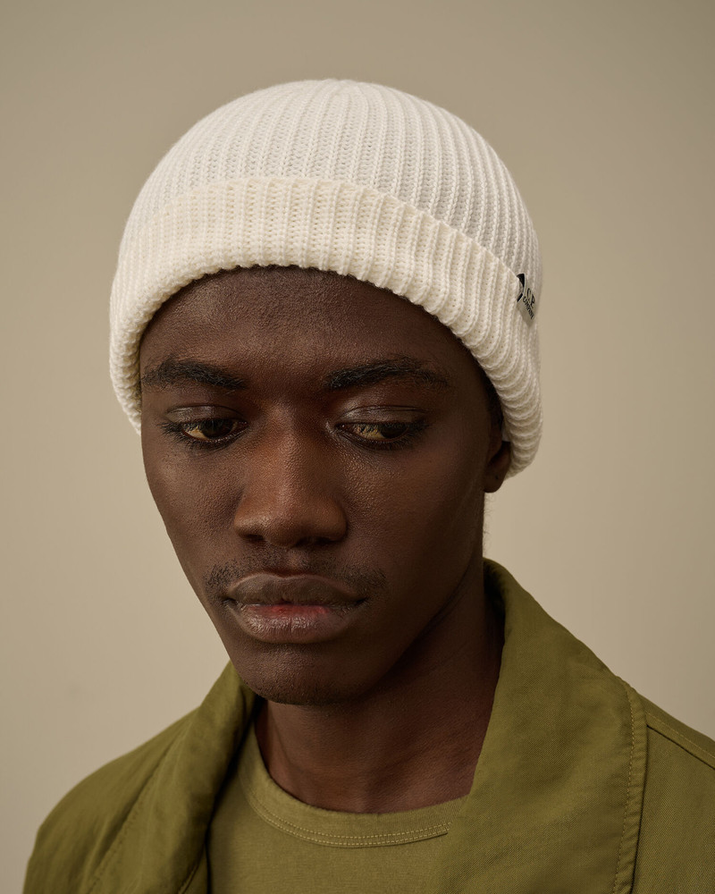 C.P. Company Extrafine Merino Fisherman Beanie outlook