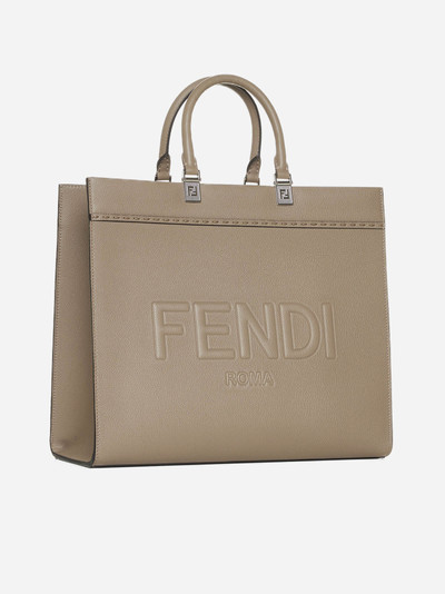 FENDI Fendi Sunshine leather medium tote bag outlook