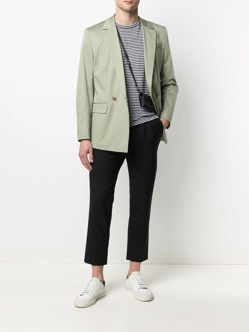 OFFICINE GÉNÉRALE horizontal stripe print T-shirt outlook