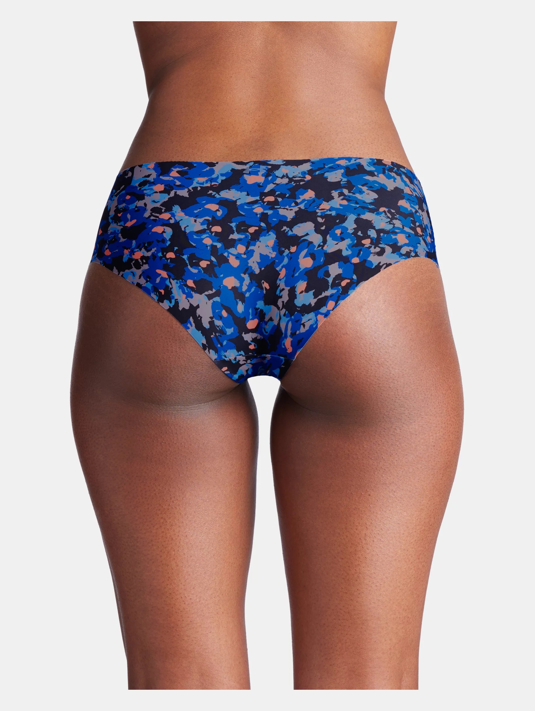 Women's UA Pure Stretch 3-Pack Printed No Show Hipster - 2