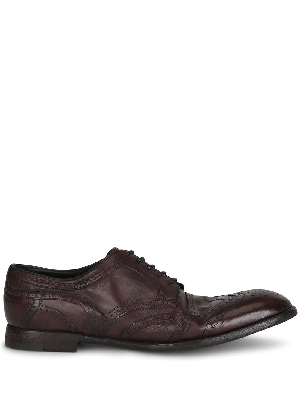 leather Derby brogues - 1