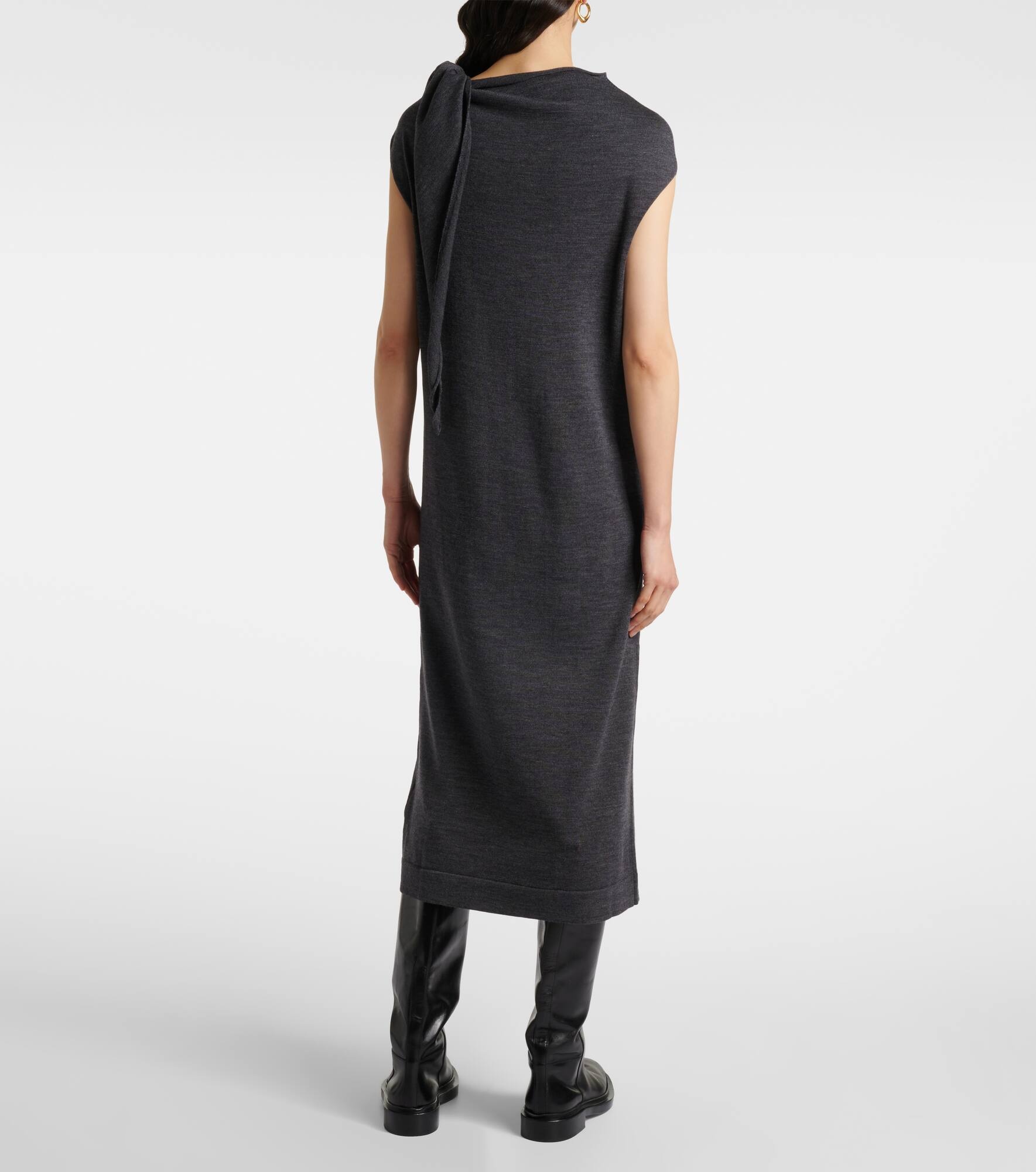 Wool midi dress - 3