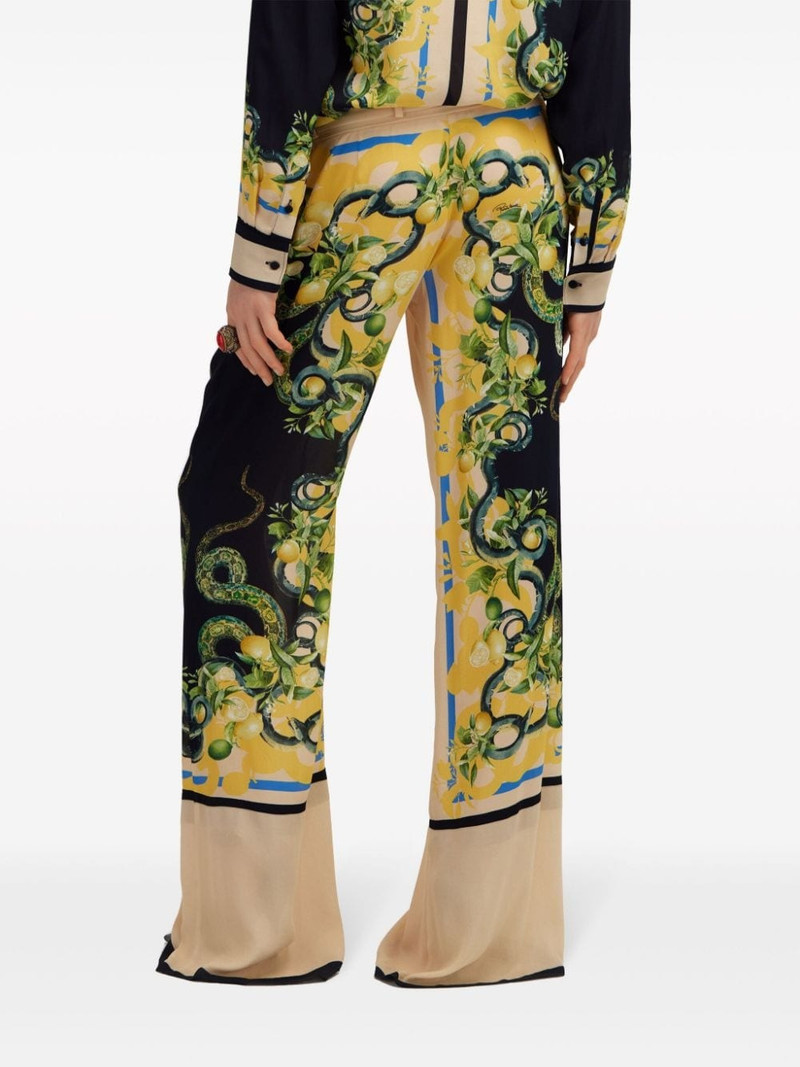 floral-print straight-leg trousers 5