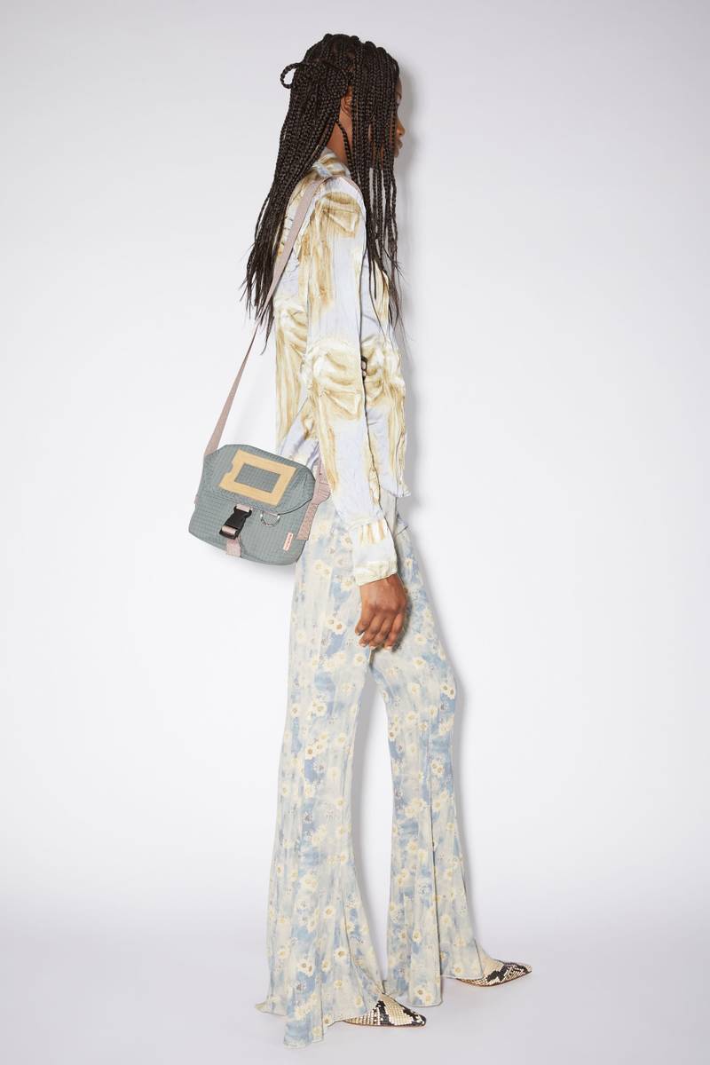 Mini messenger bag - Dark grey/old pink 2