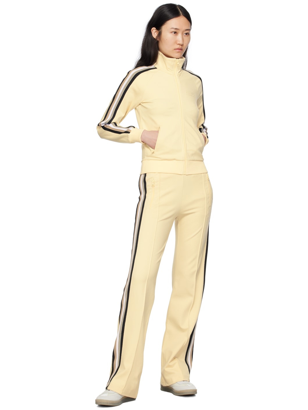 Yellow Striped Lounge Pants - 4