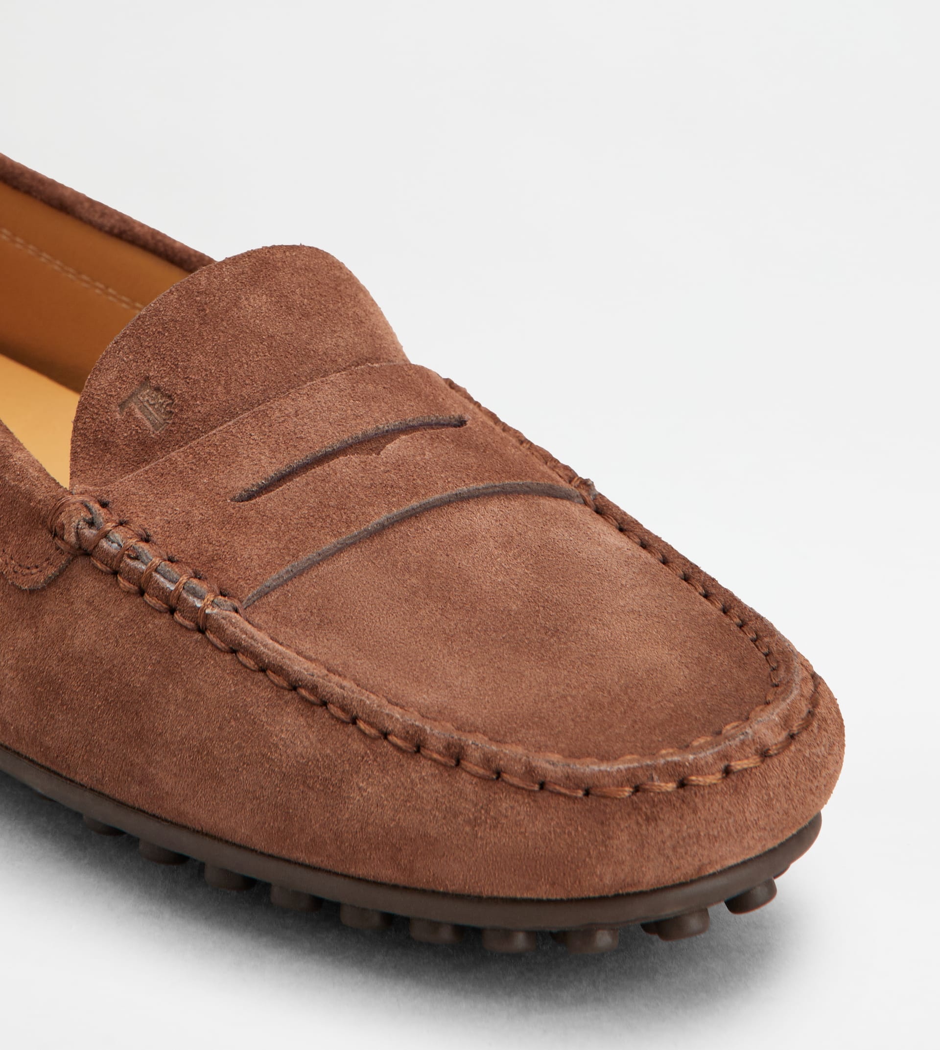 CITY GOMMINO DRIVING SHOES IN SUEDE - BROWN - 6