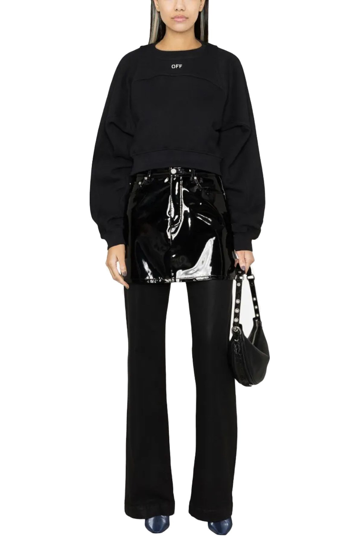 Logo embroidery sweatshirt - 2