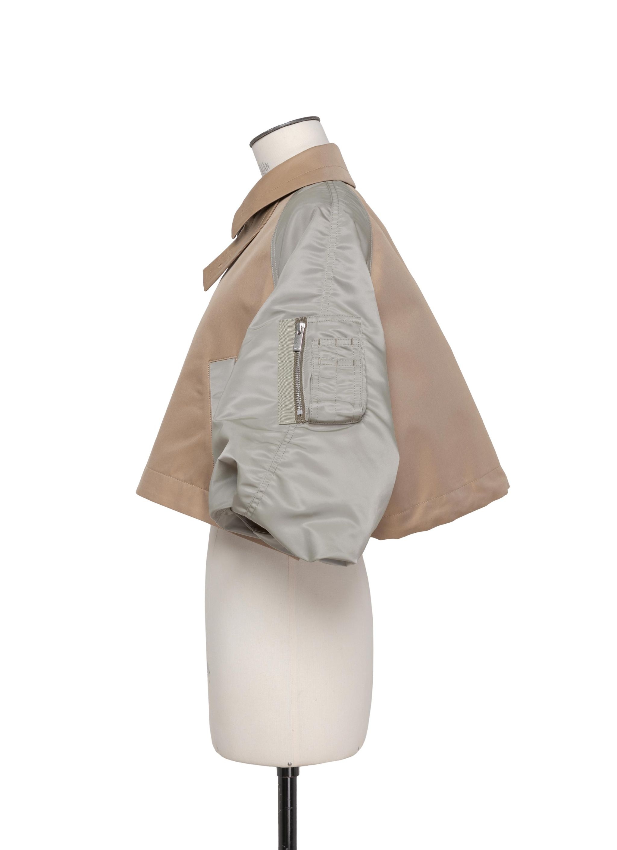 Cotton Gabardine x Nylon Twill Jacket - 3