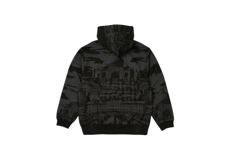 PALACE MEGA PALACE HOOD BLACK outlook
