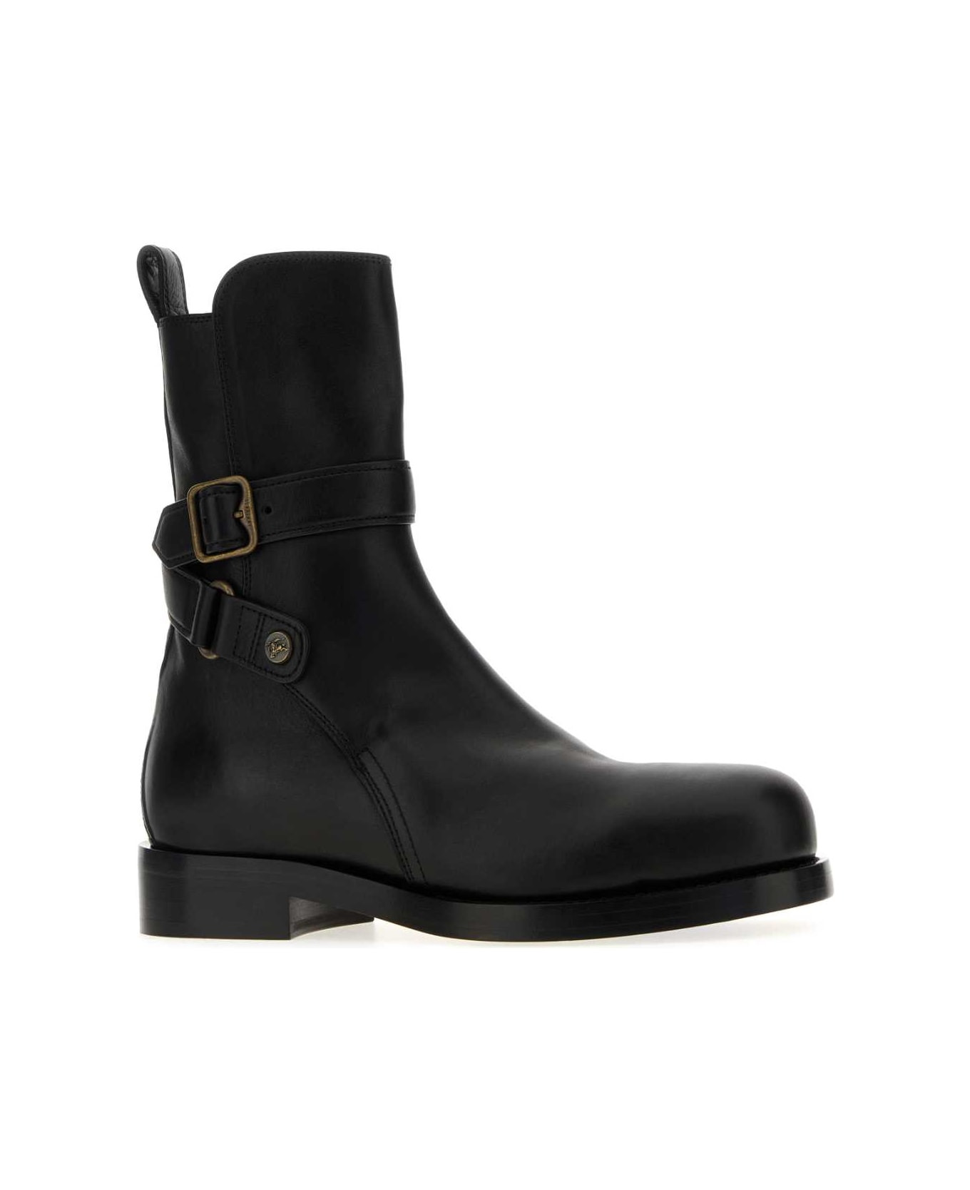Black Leather Boots - 2