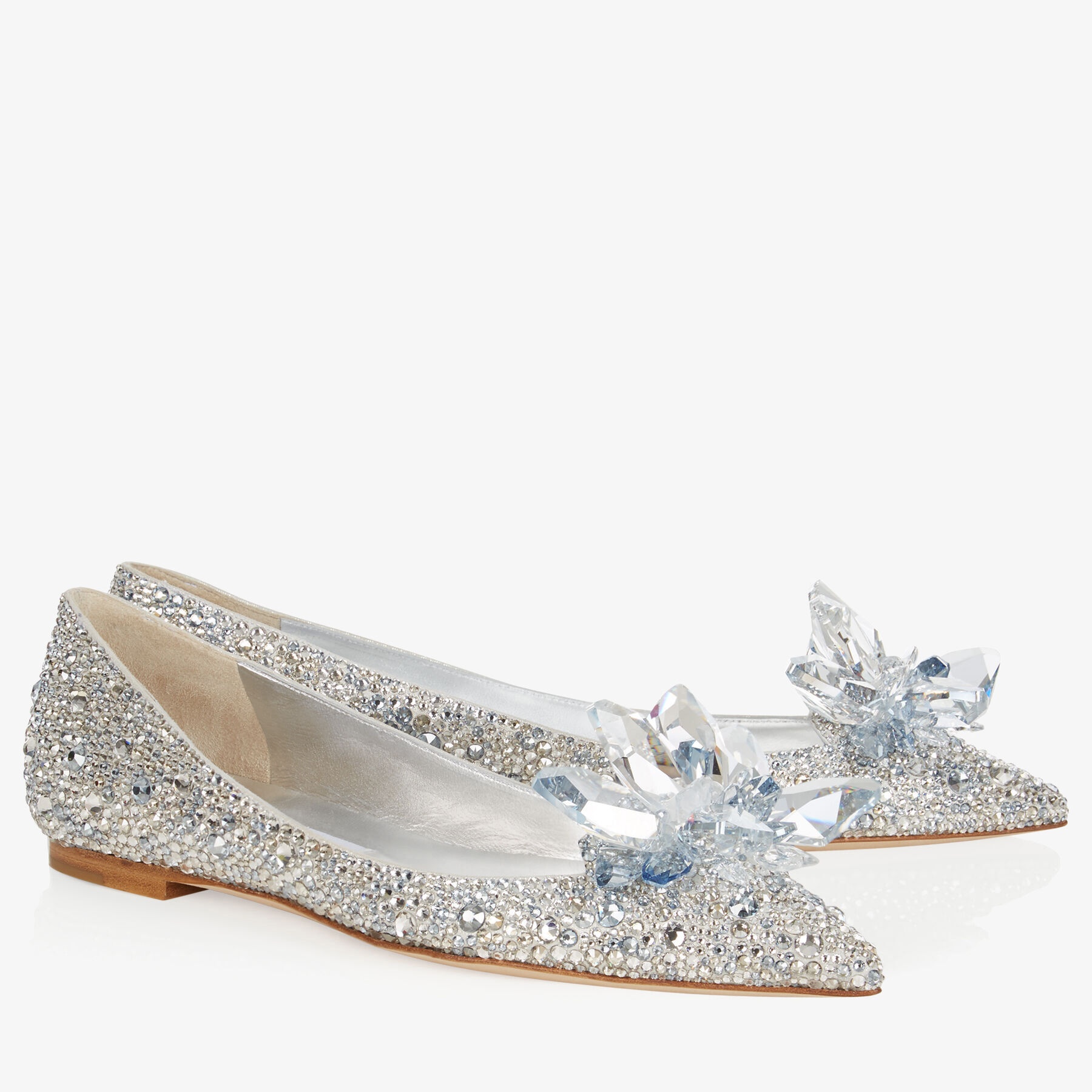 Attila
Crystal Covered Pointy Toe Flats - 2