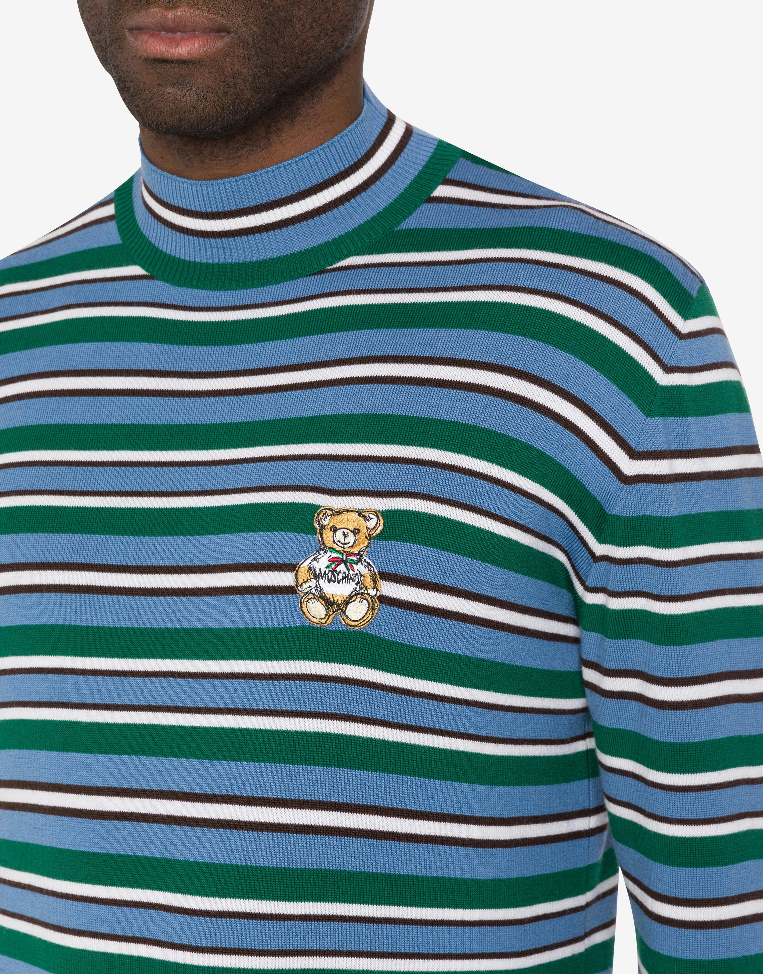 STRIPES TURTLE-NECK SWEATER - 4