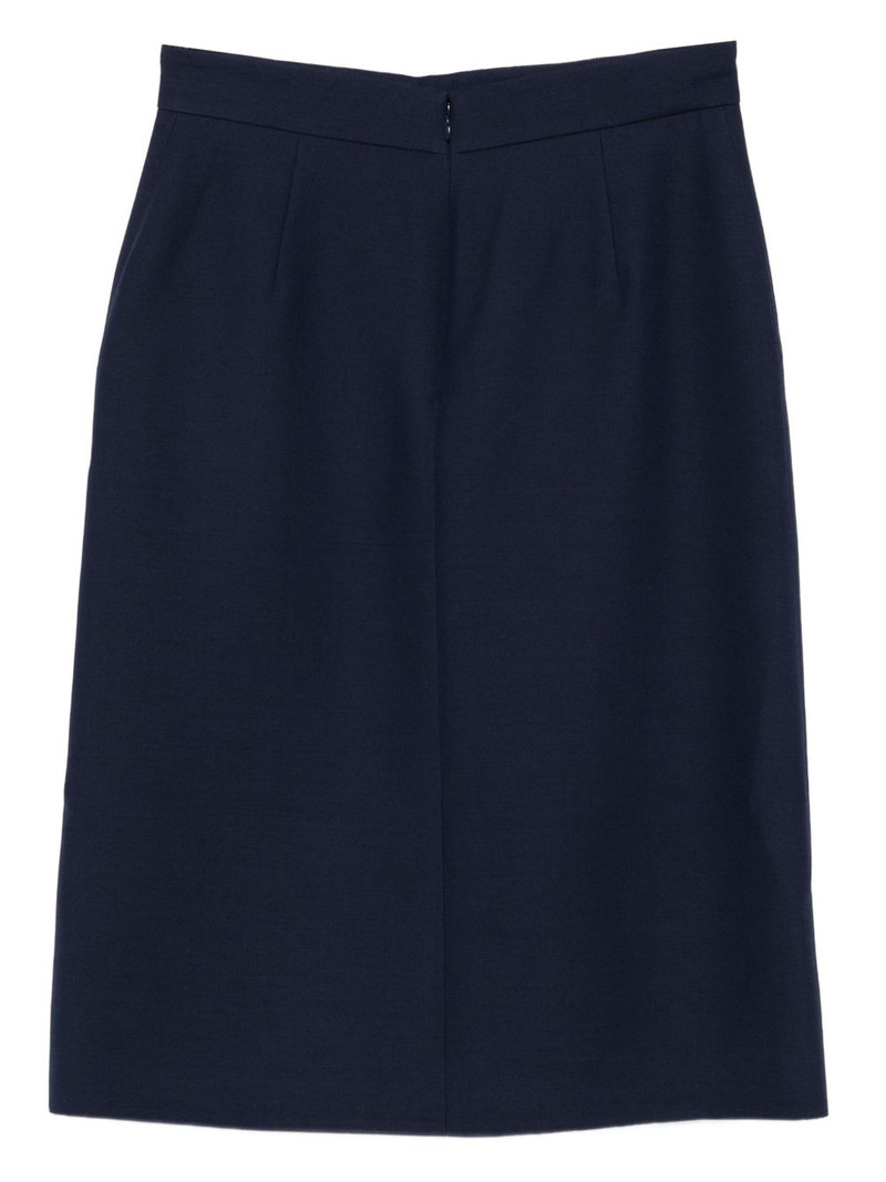 Valentino belted midi skirt outlook