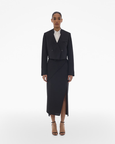 Helmut Lang CROPPED DOUBLE-BREASTED BLAZER outlook