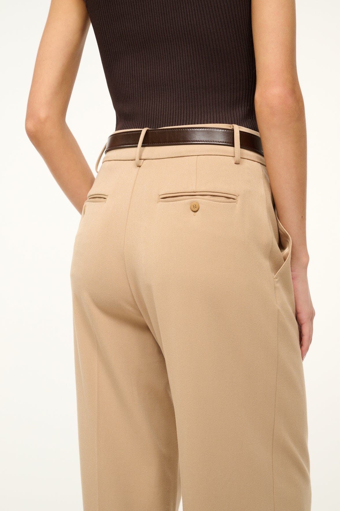 STAUD PRINCE PANT CAMEL - 5