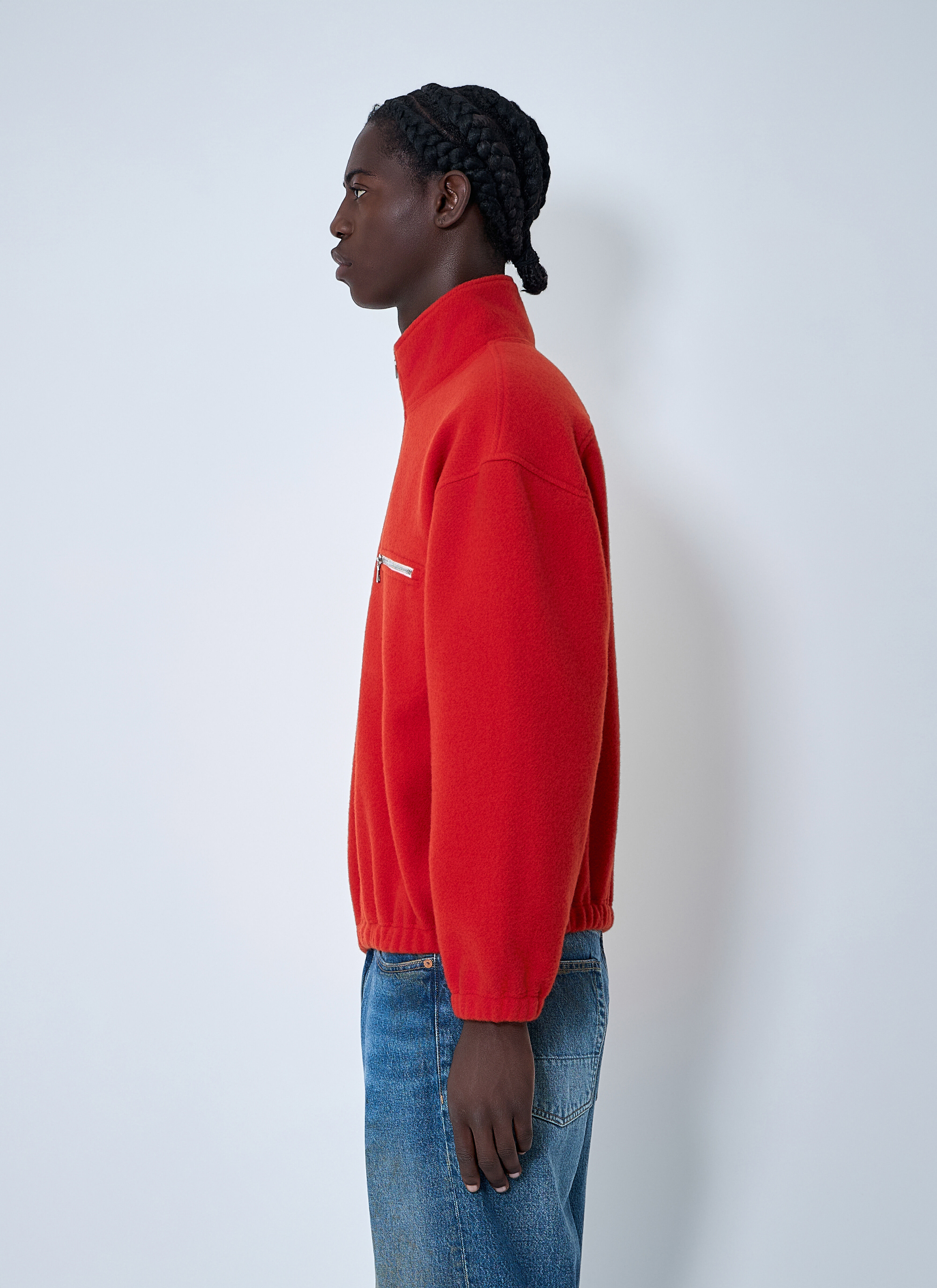 Zip-Up Fleece Sweatshirt - 3