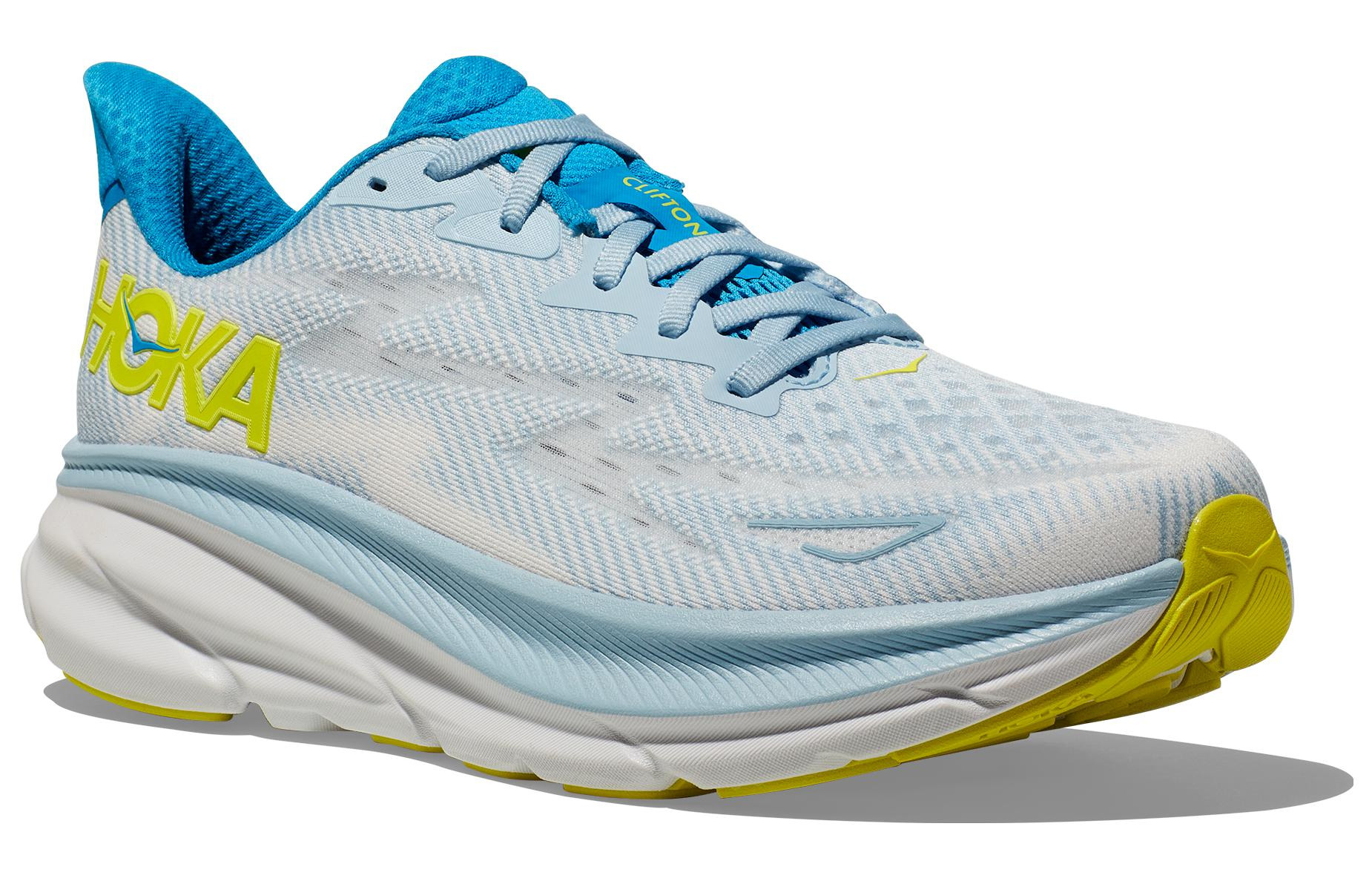 HOKA ONE ONE Clifton 9 Wide 'Ice Blue Evening Primrose' 1132210-IWEP - 4