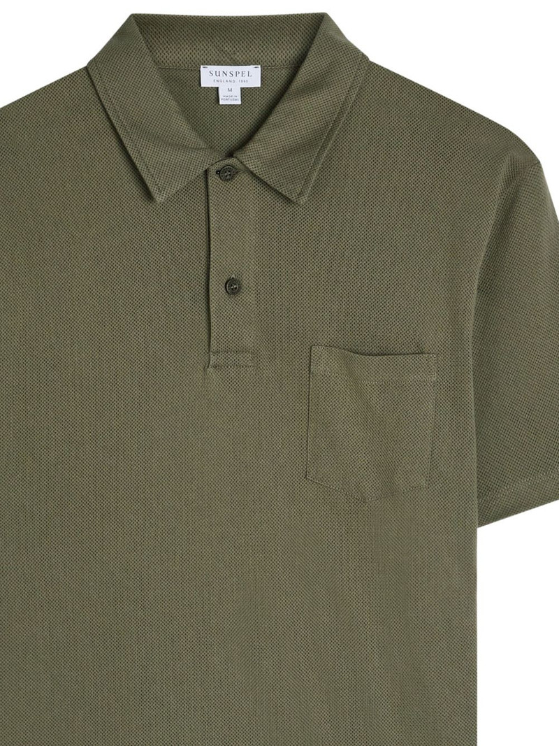 Sunspel cotton polo shirt outlook