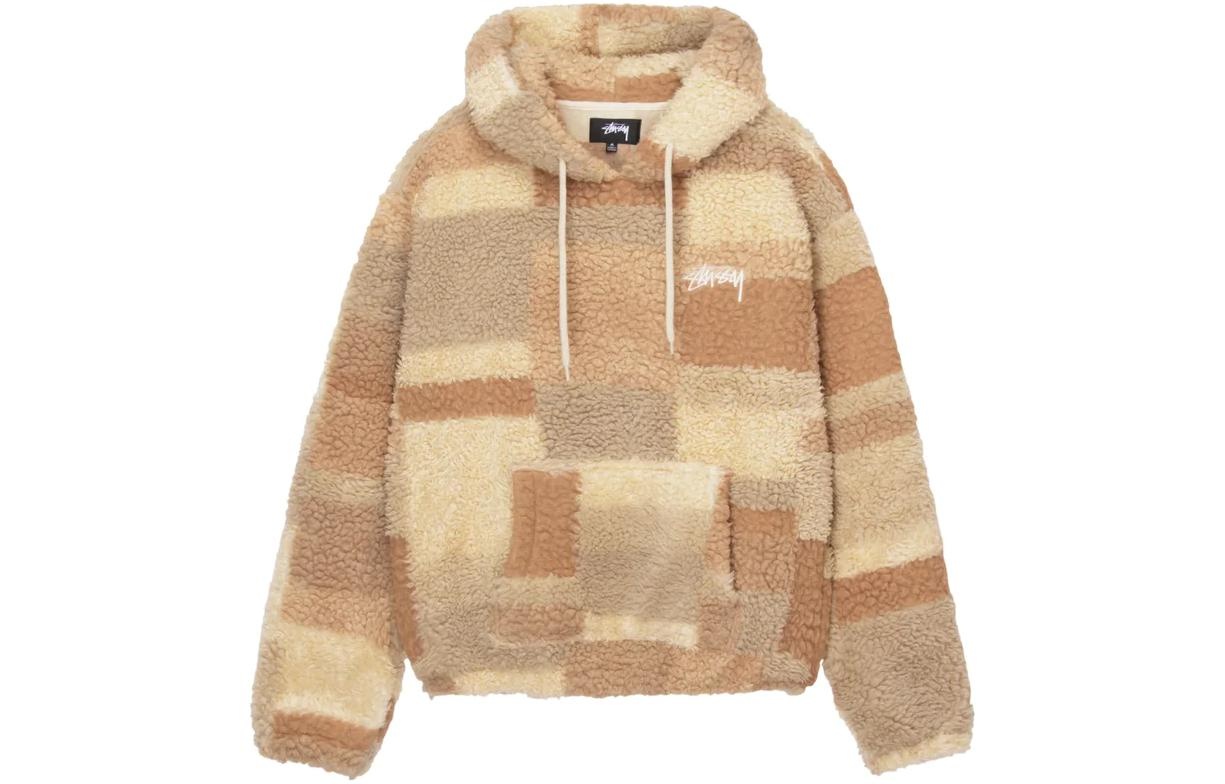 Stussy Bronson Sherpa Hoodie 'Tan' 118519 - 2