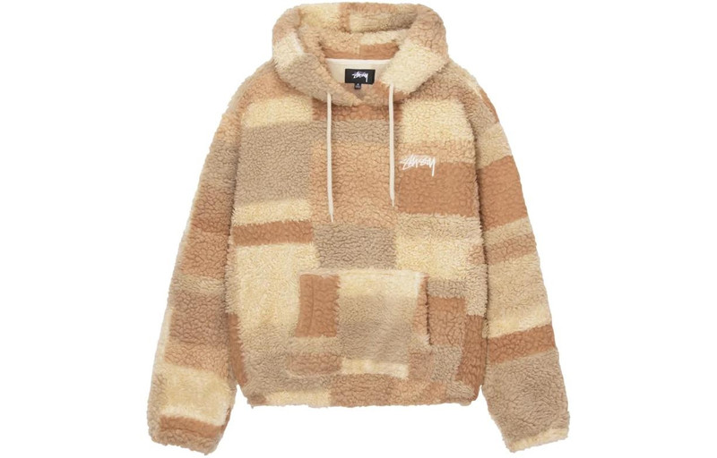 Stüssy Stussy Bronson Sherpa Hoodie 'Tan' 118519 outlook