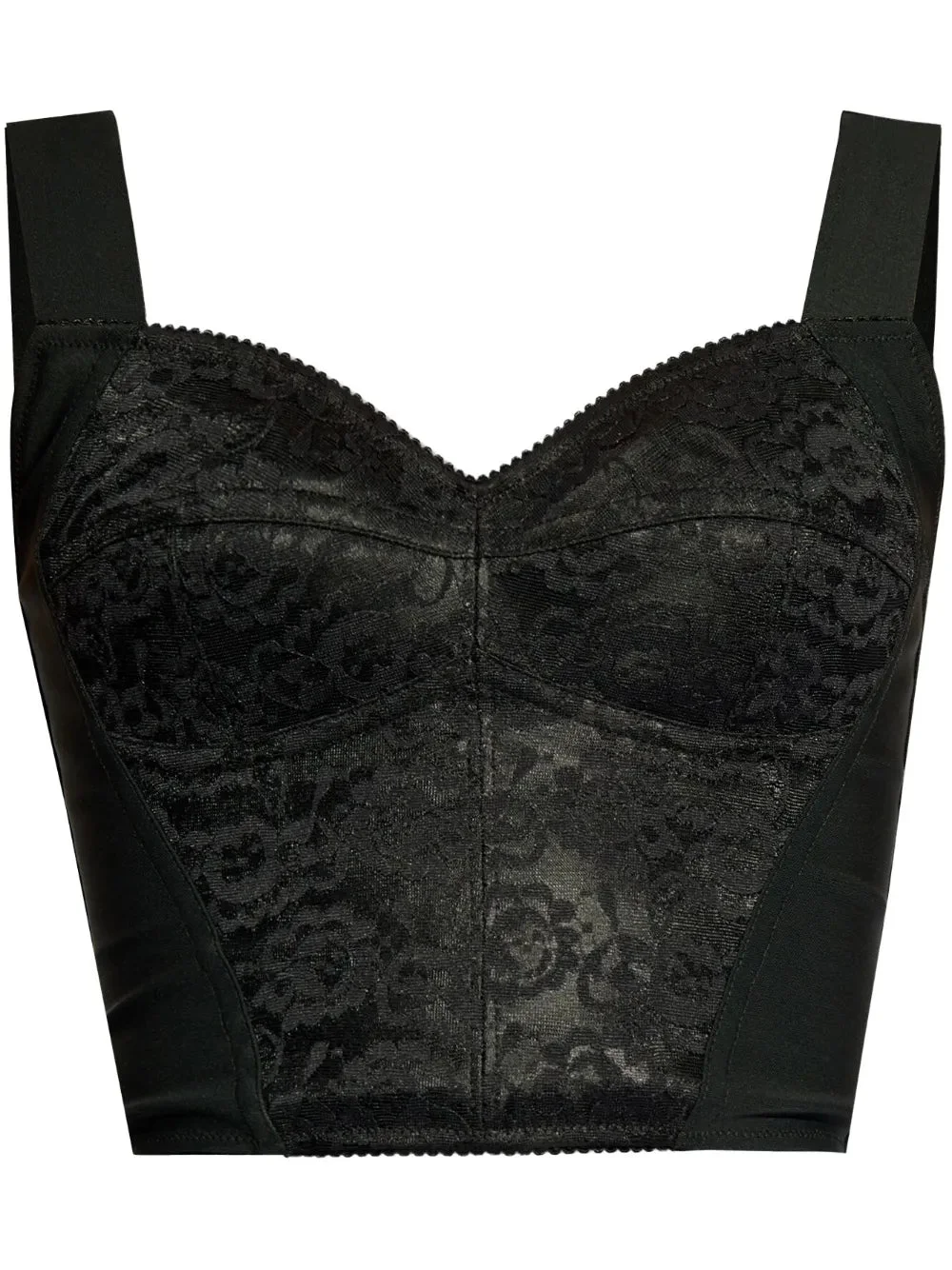Dolce & Gabbana Women Corset With Lace Edge - 1