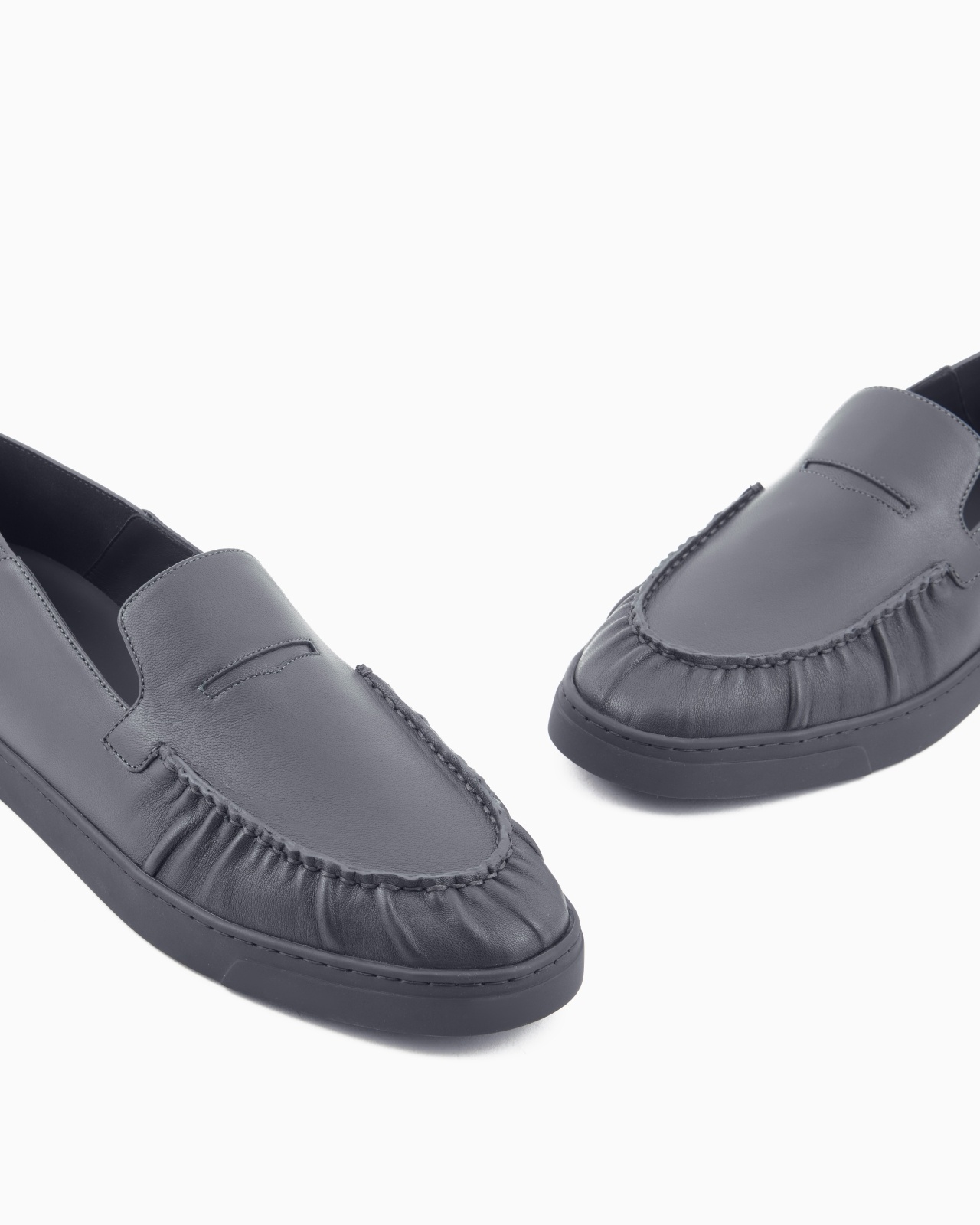 NAPPA-LEATHER SLIP-ONS - 5