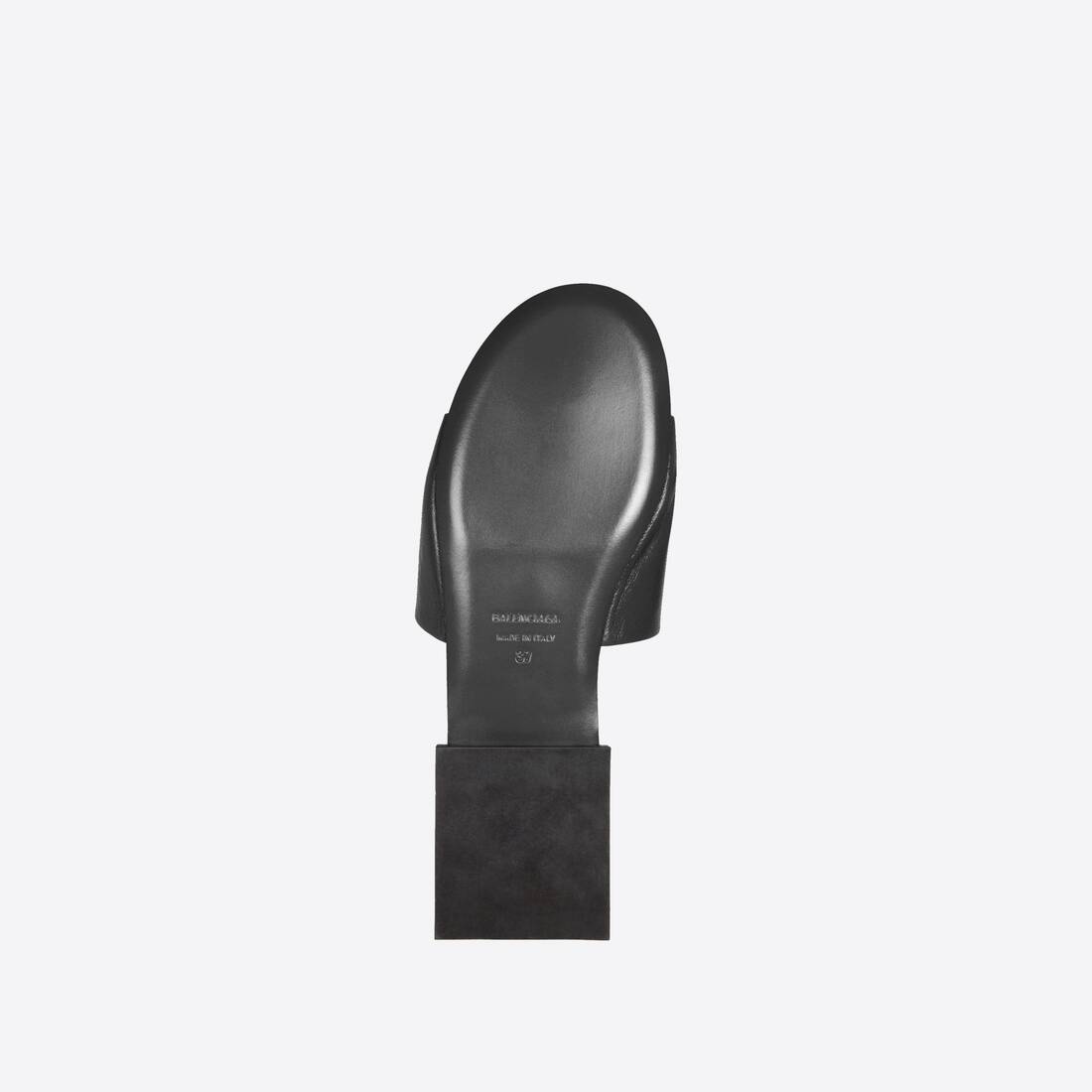 Women's Box Mule in Black/white - 6