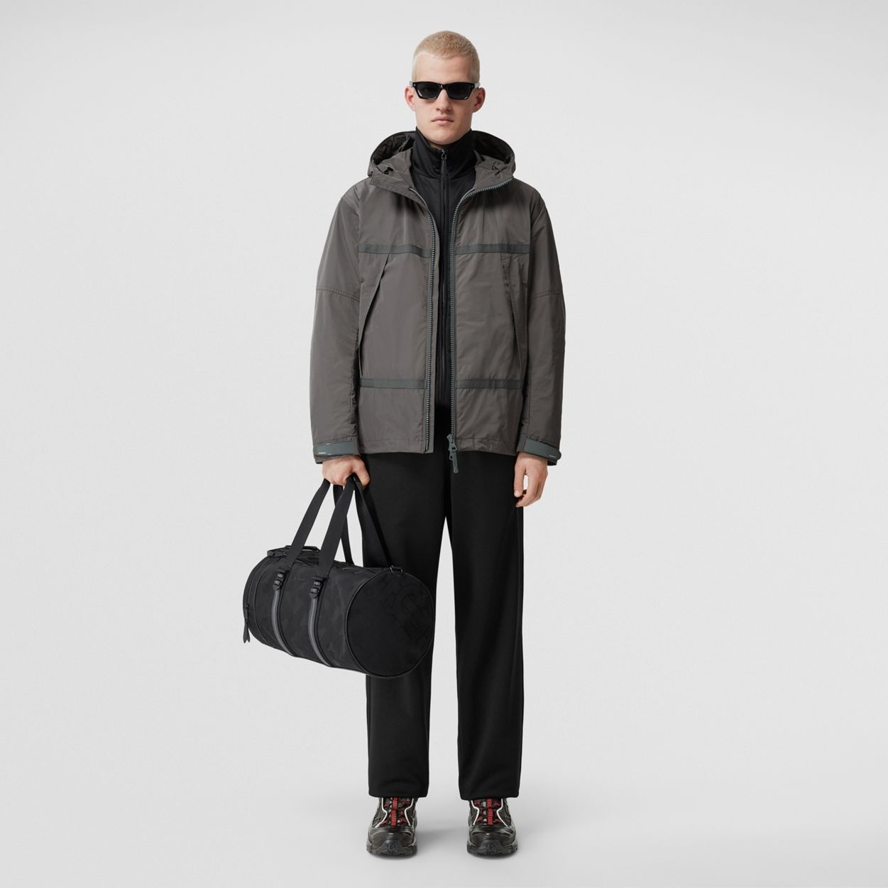 Logo Detail Lightweight Hooded Jacket - 6
