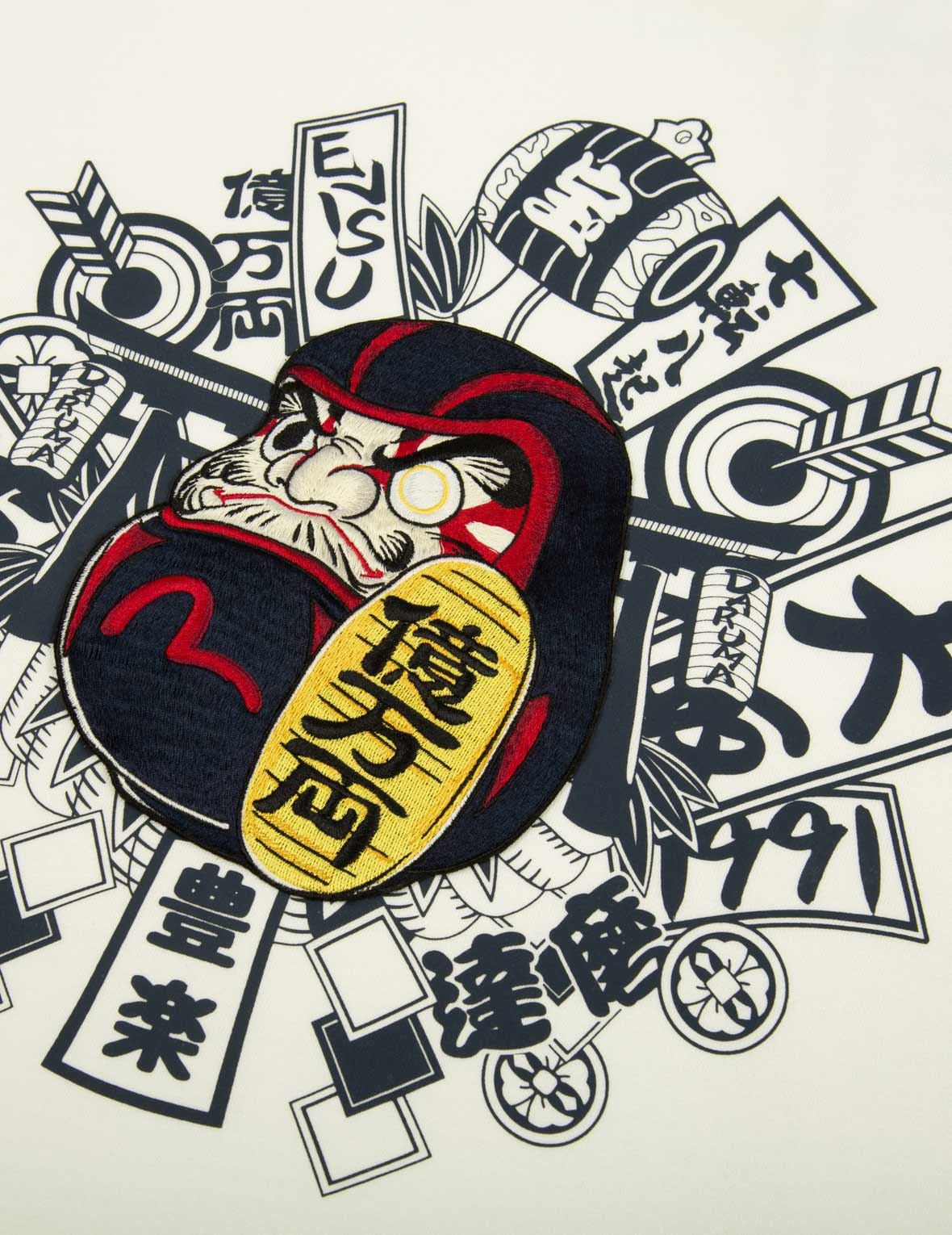 DARUMA BONSAI EMBROIDERED SWEATSHIRT - 8