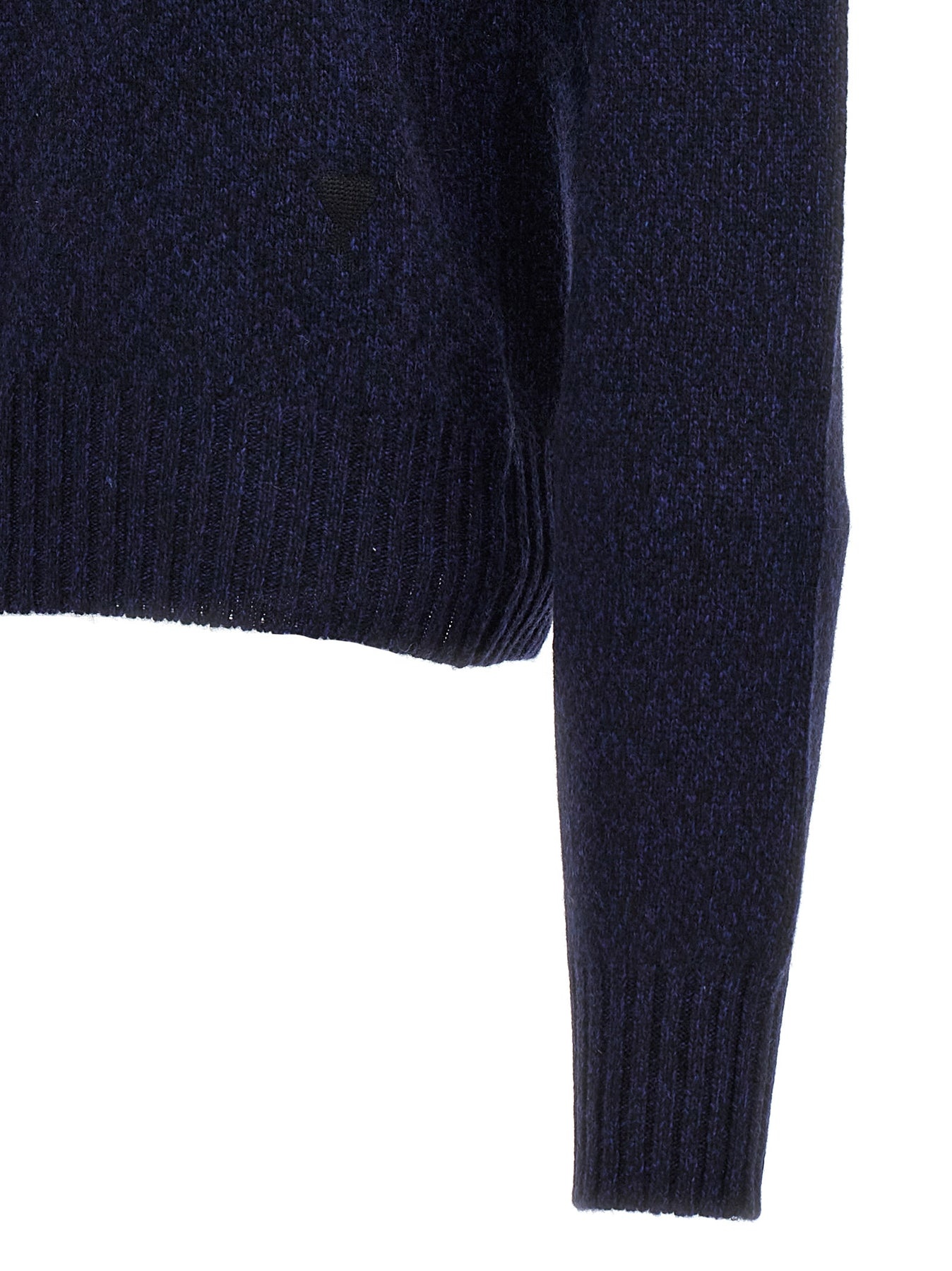 Logo Cachemire Sweater Sweater, Cardigans Blue - 4