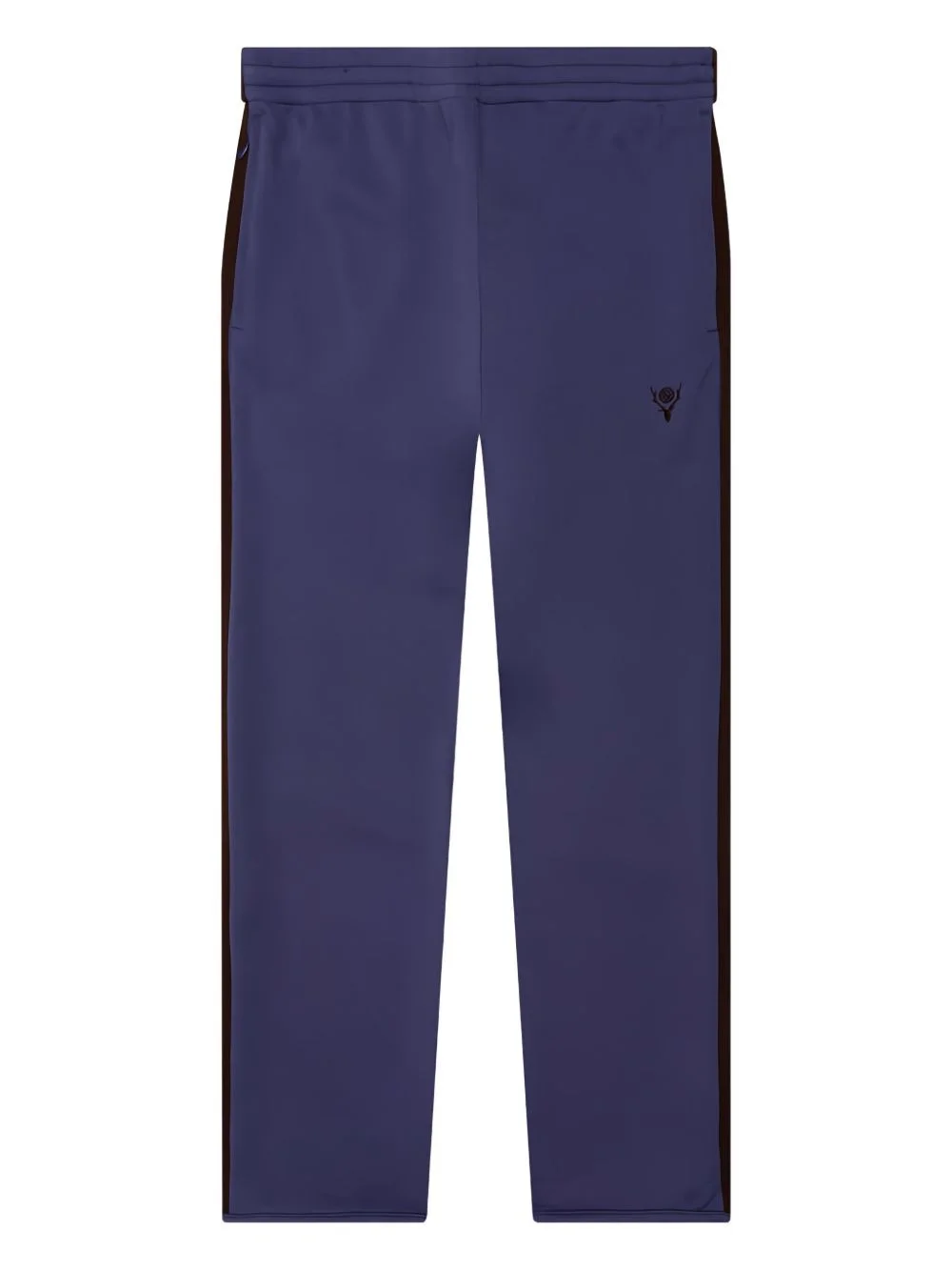side-stripe drawstring track pants - 1