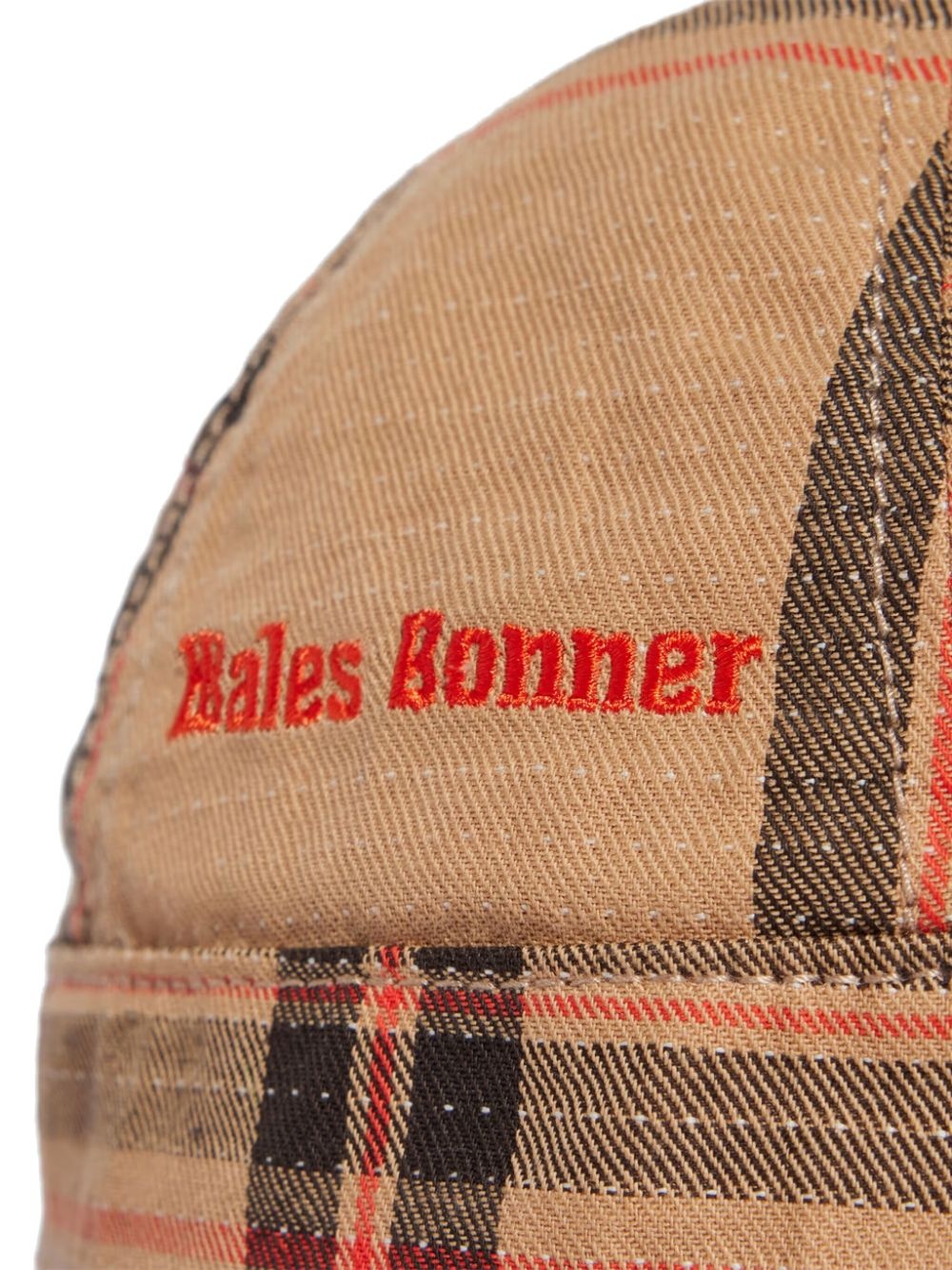 x Wales Bonner check-print bucket hat - 2