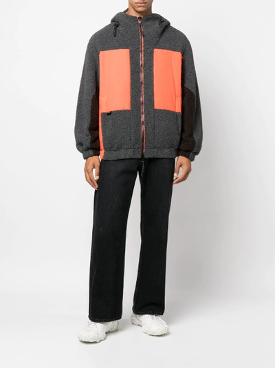 MSGM hooded panelled jacket outlook
