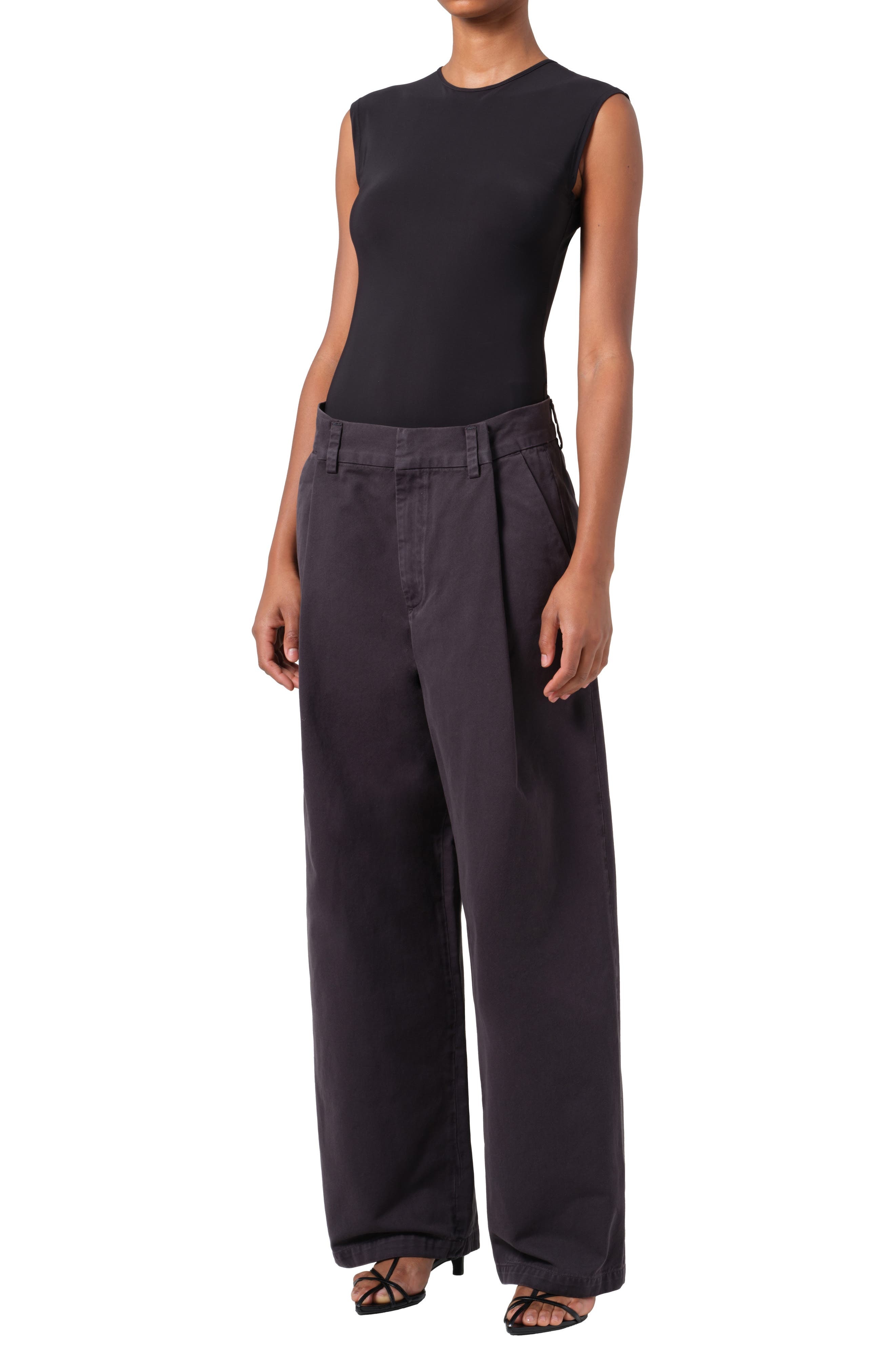 AGOLDE Aura Cap Sleeve Bodysuit in Black at Nordstrom - 4