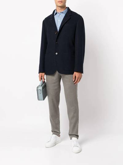 Brunello Cucinelli stand-collar cashmere coat outlook