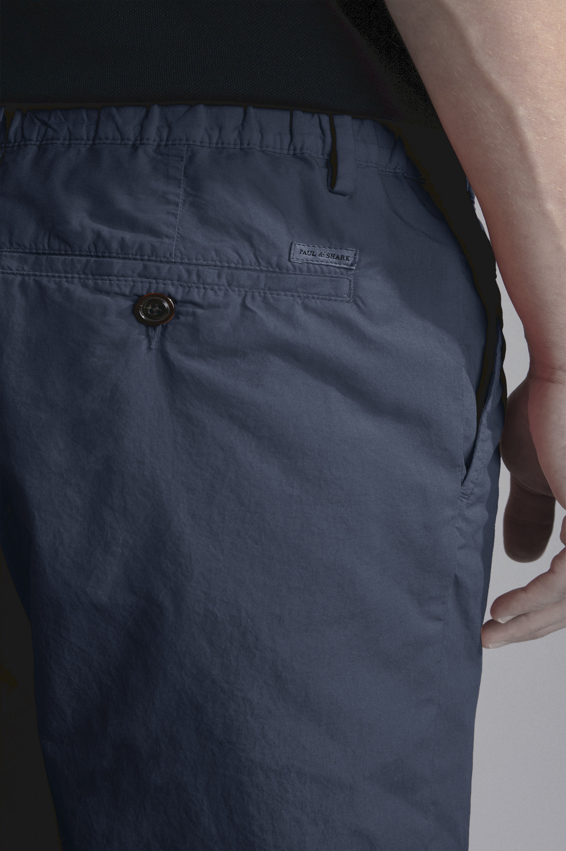 ULTRA-LIGHT POPLIN COTTON BERMUDA SHORTS - 4
