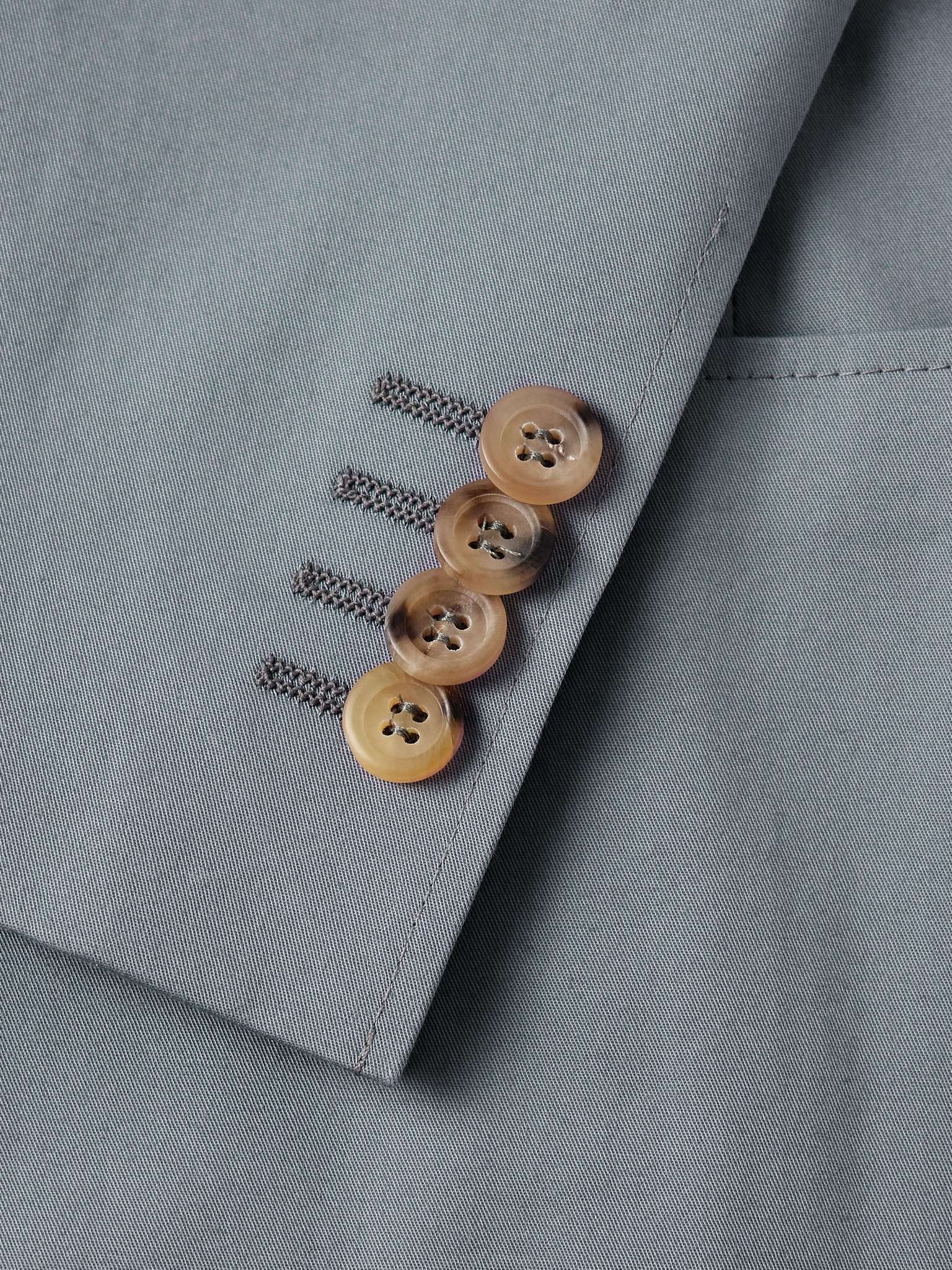 Kei Unstructured Cotton-Blend Suit Jacket - 5