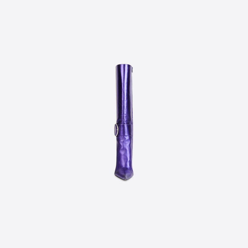 BALENCIAGA Women's Essex 110mm Boot  in Purple outlook