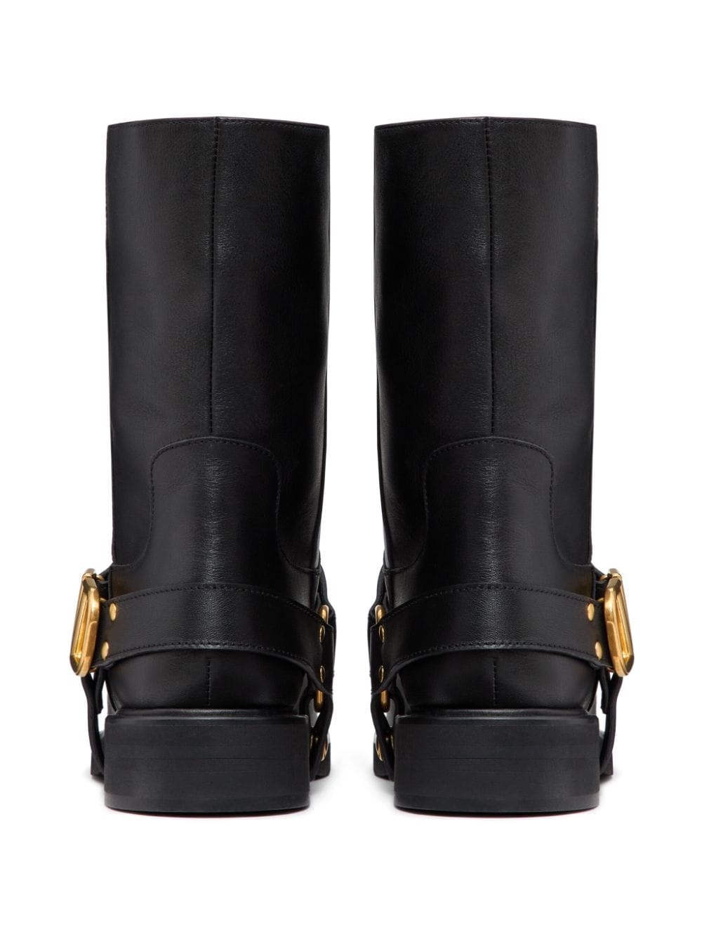 VLogo leather boots - 3