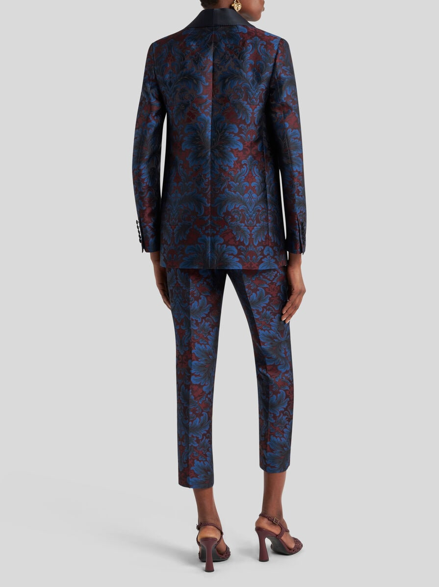 SILK-BLEND JACQUARD JACKET - 4