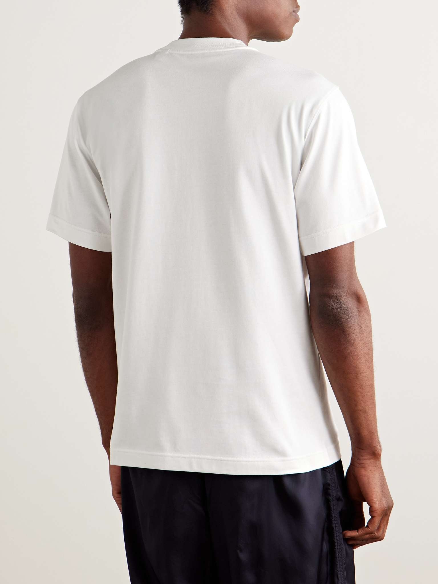 Slim-Fit Logo-Print Cotton-Jersey T-Shirt - 4