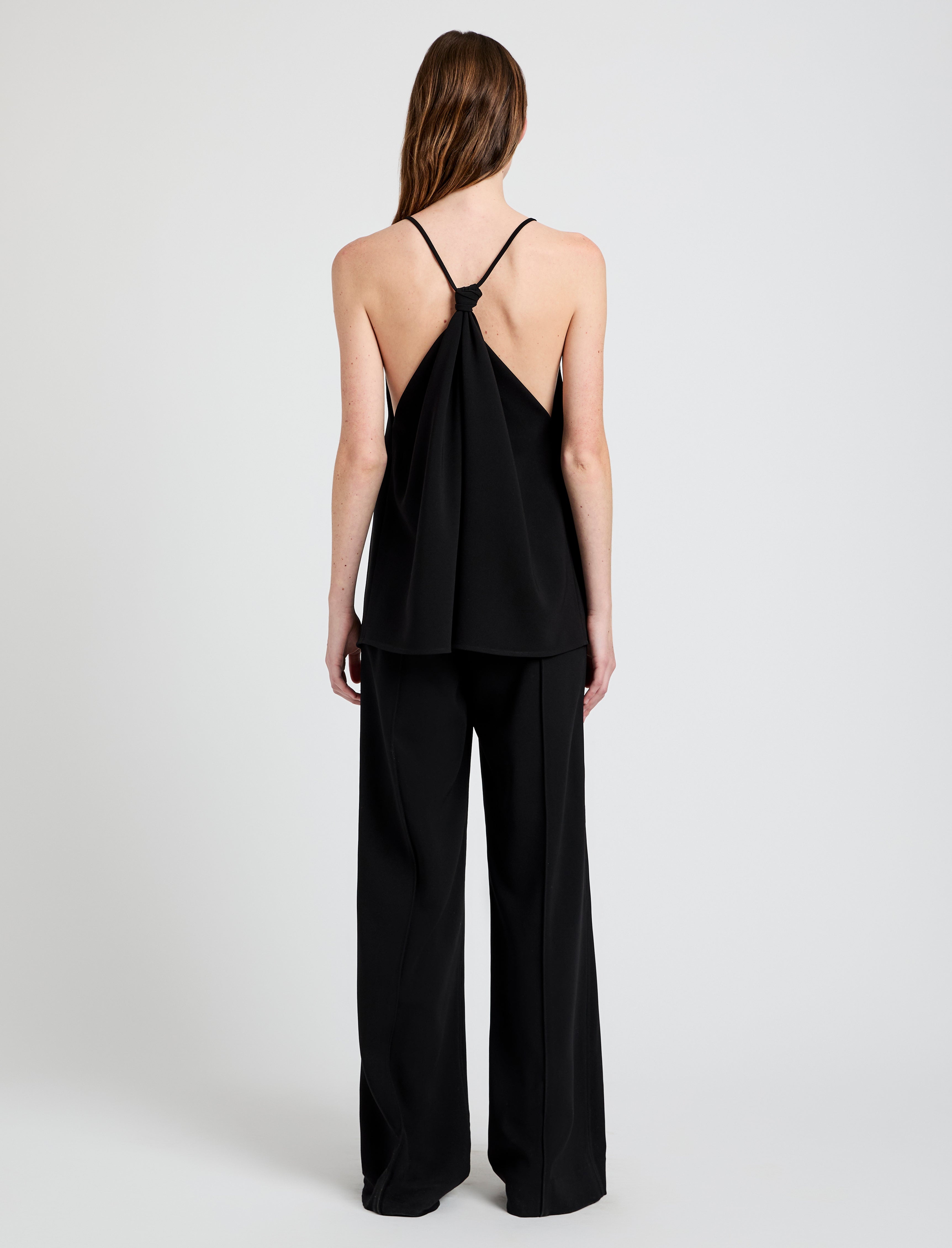 Ensley Top in Matte Double Crepe - 5