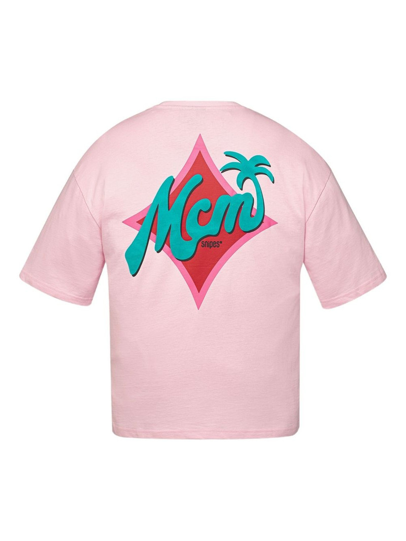 MCM X SNIPES logo-print T-shirt outlook