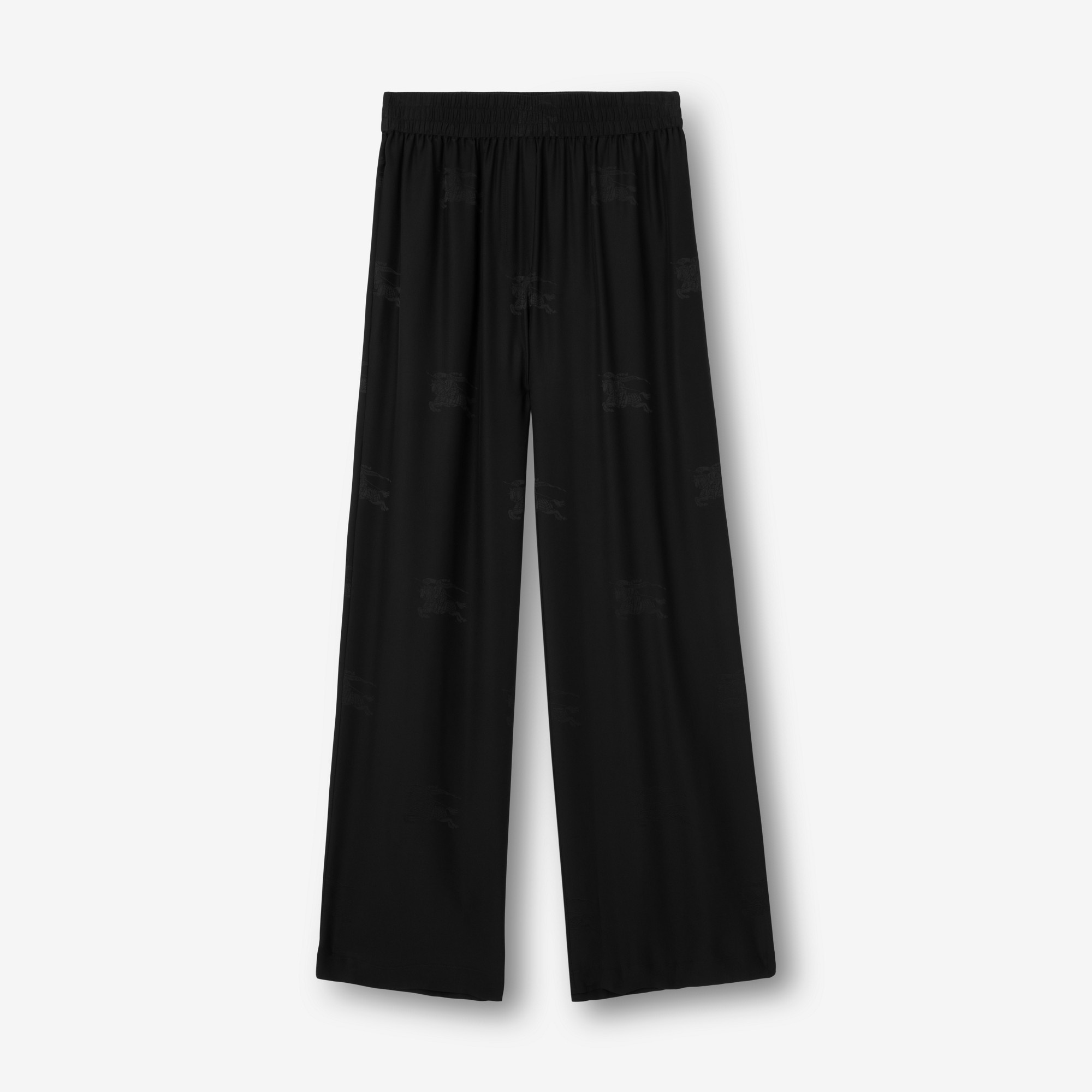 EKD Silk Jacquard Wide-leg Trousers - 1
